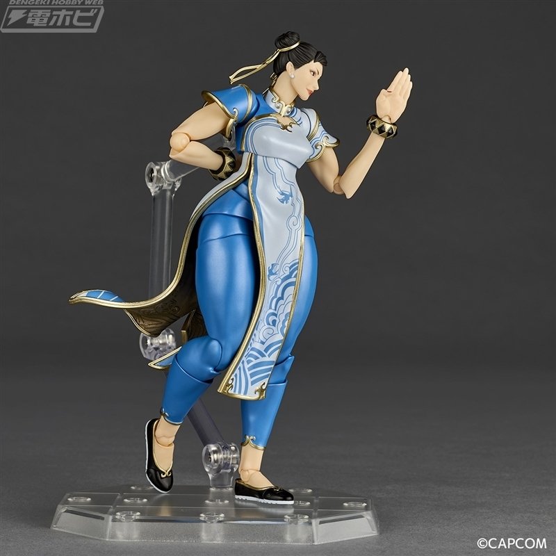 ストリートファイター」シリーズより春麗がリボルテック