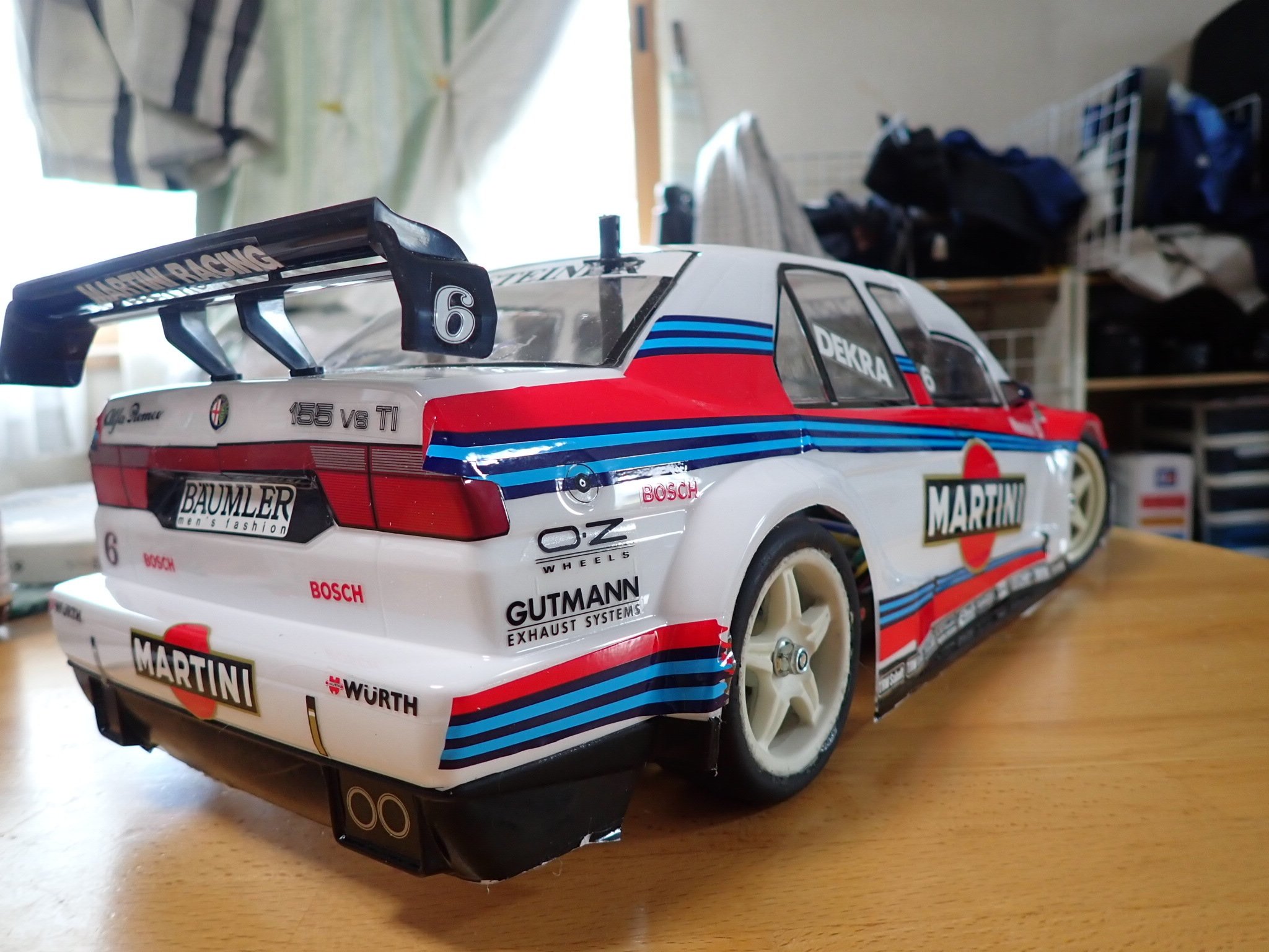 タミヤ　アルファロメオ 155 スペアボディ・ステッカーセット タミヤ アルファロメオ155V6 スペアボディ ステッカー付き 新品