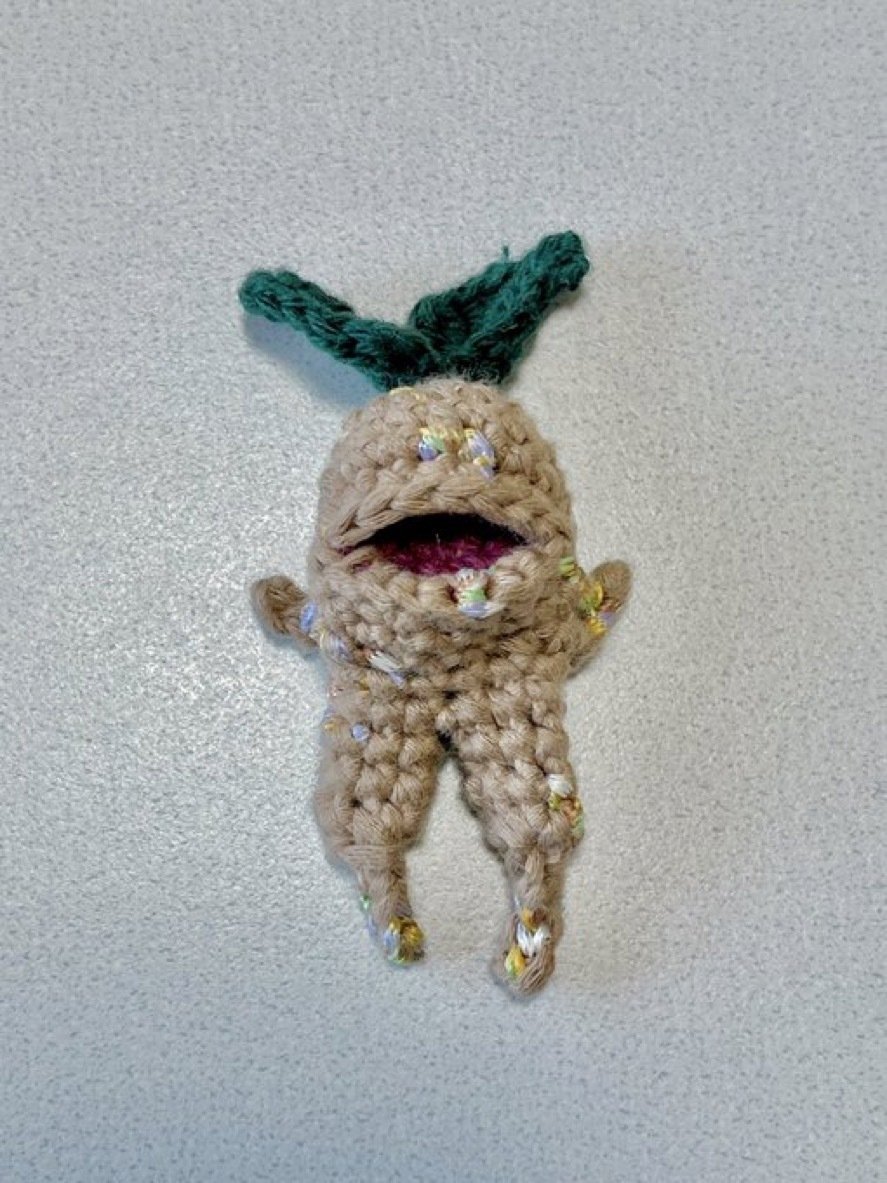 マンドラゴラの編み図｜編みgyosonまか