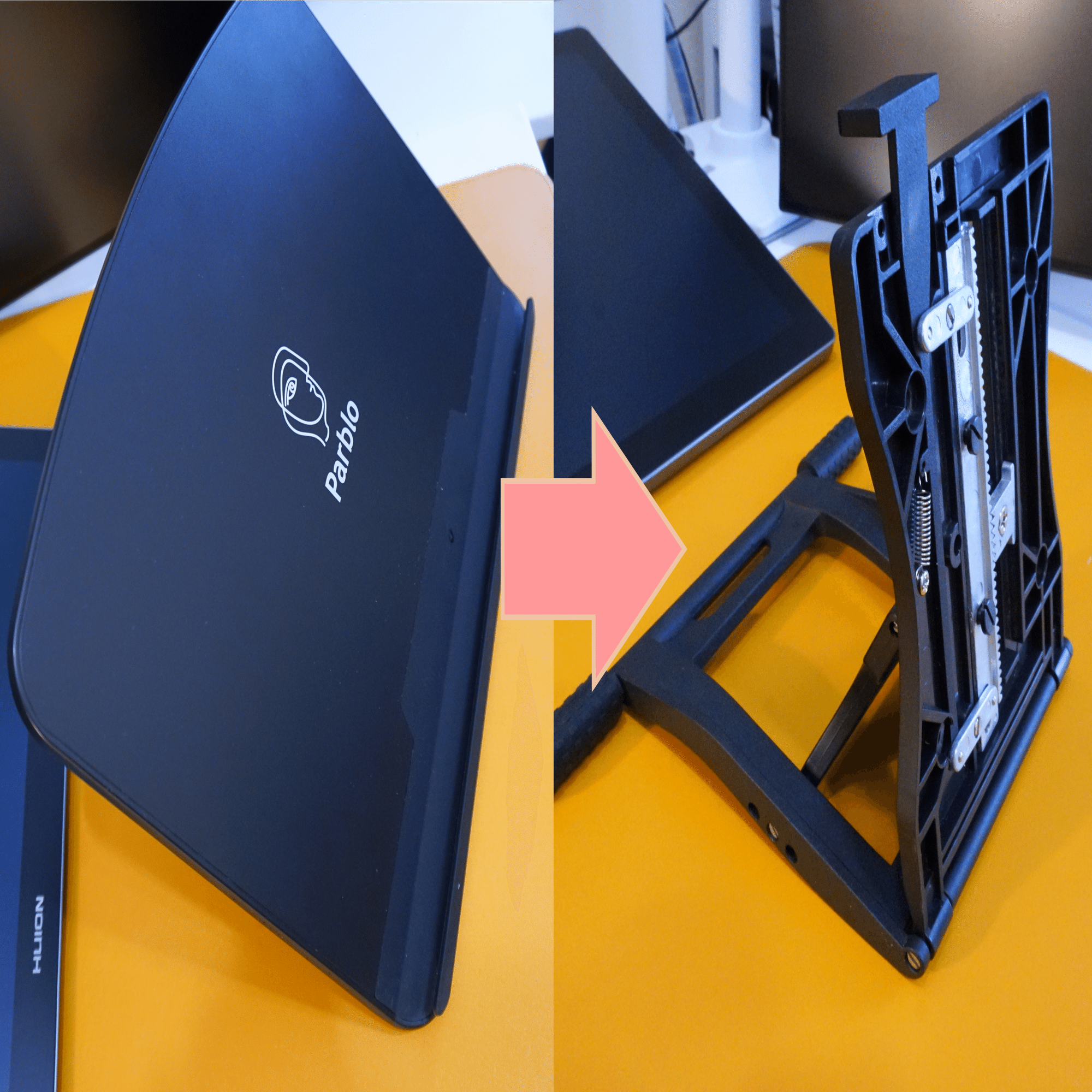 液タブ愛用者向け！Kamvas Pro 19のスタンド探しで見つけた最終的な