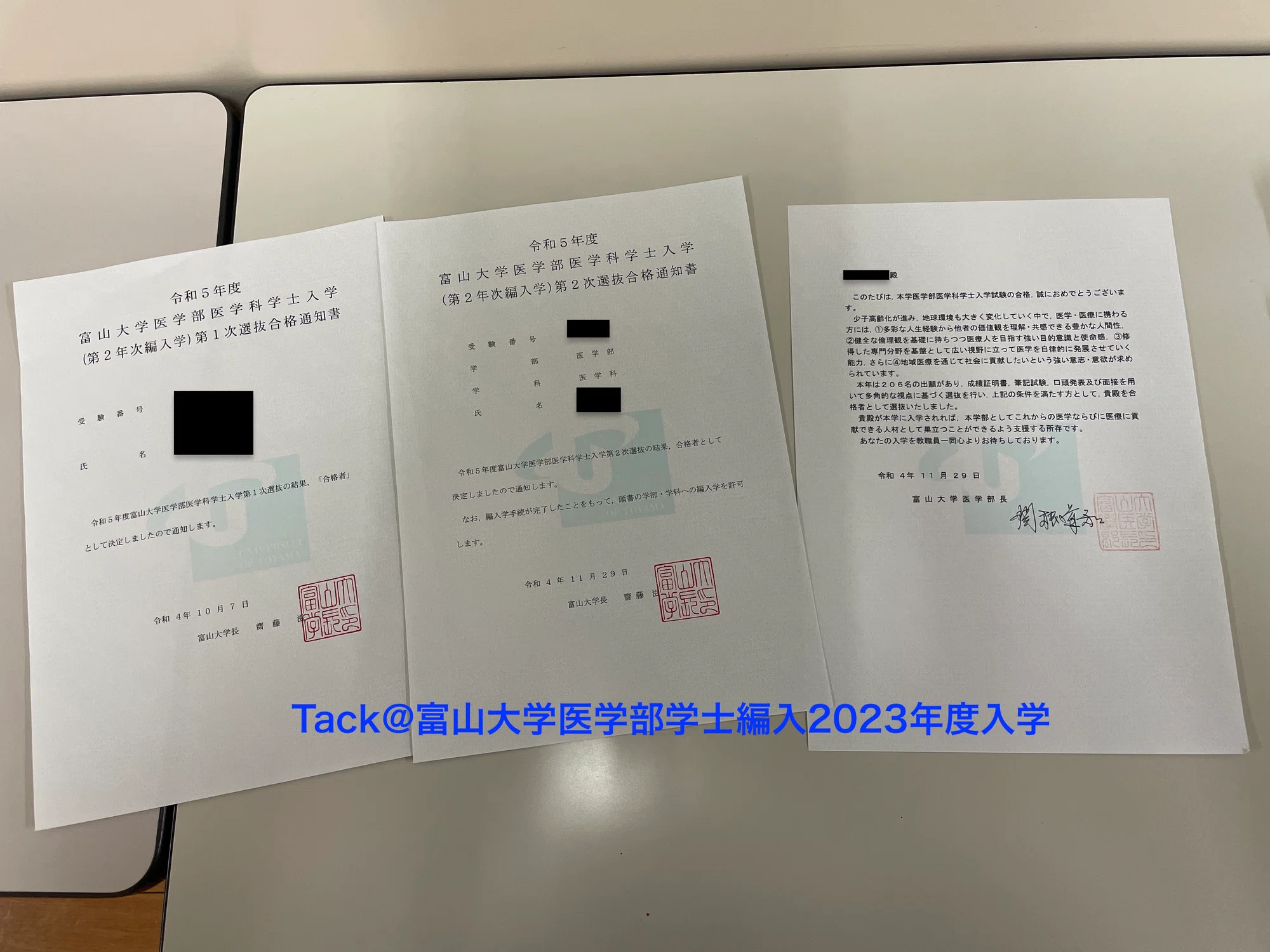 富山大学 医学部学士編入 口頭発表スライド 2022年実施試験 正規合格 富山大学 医学部学士編入 口頭発表スライド 2022年実施試験 正規合格