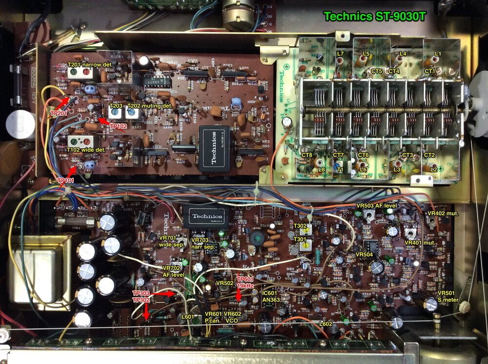 Technics ST-9030T 修理調整記録9|BLUESS Laboratory Technics ST-9030T 修理調整記録9|BLUESS Laboratory