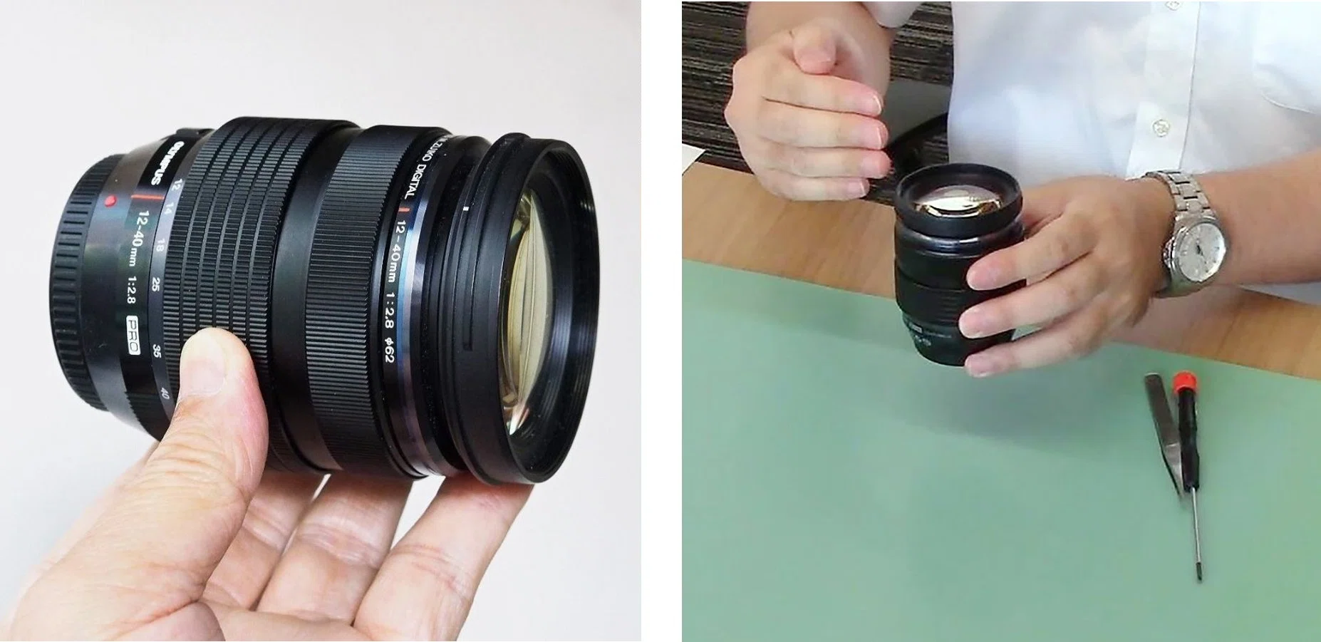 OLYMPUSのズームレンズ1本を徹底完全解剖、手順と部品を解説