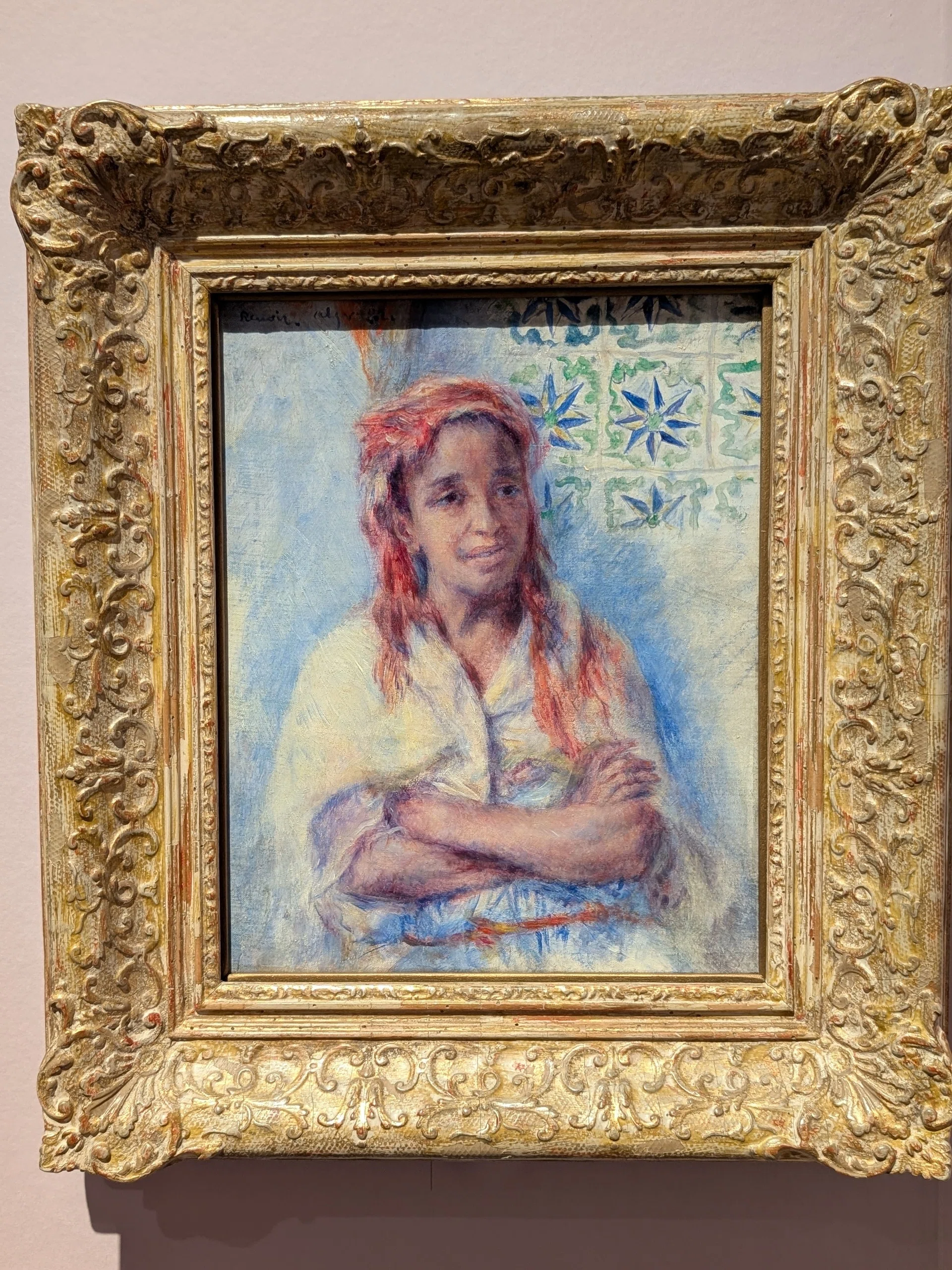 印象派 女性の肖像画 額装済み 印象派 モネからアメリカへ ウスター美術館所蔵（東京富士美術館