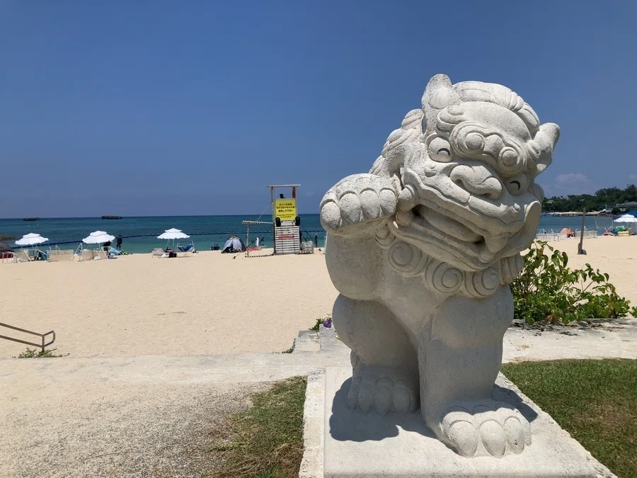 海あそび】ナビービーチで久しぶりの海水浴｜今日は何もしたくない沖縄県民