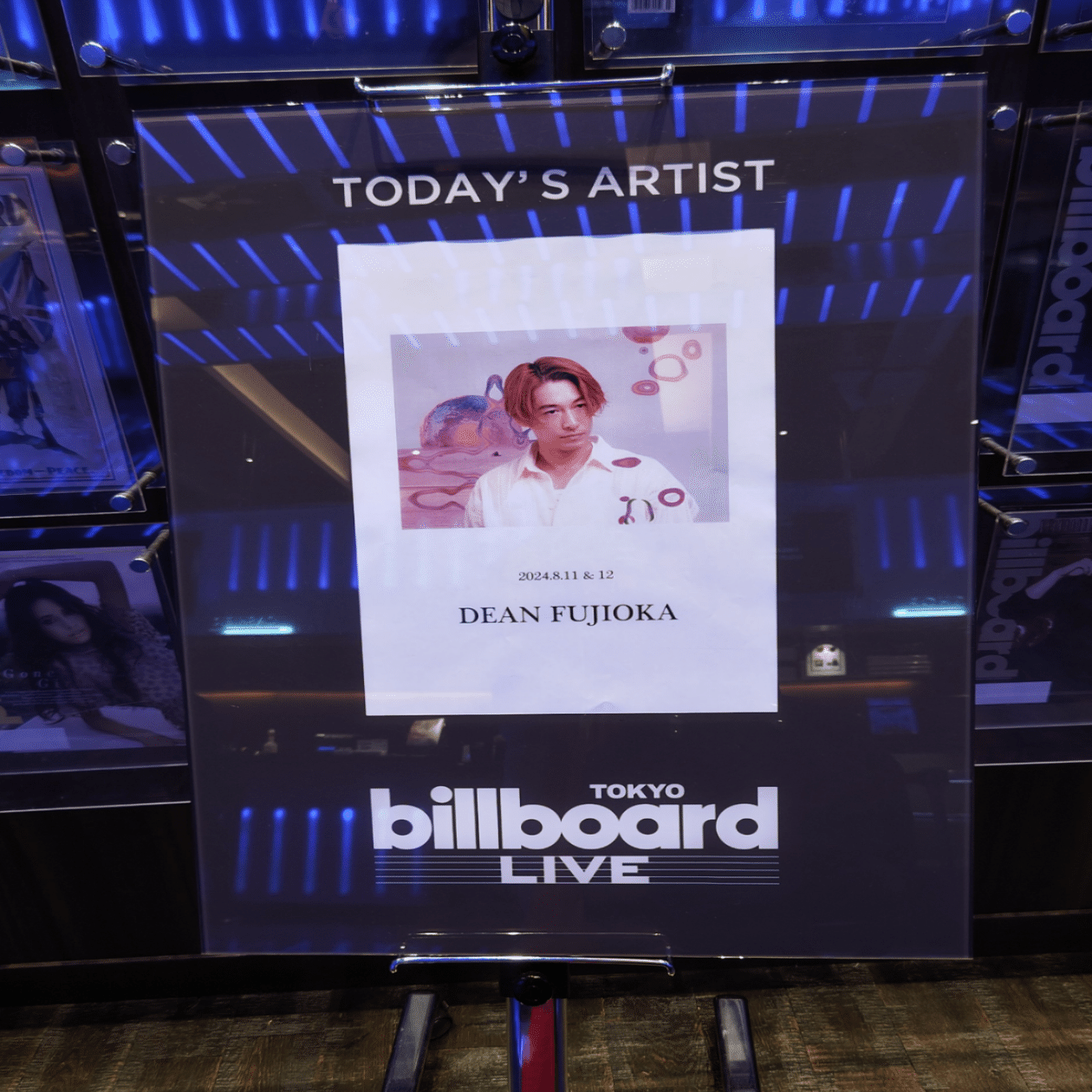 DEAN FUJIOKA Billboard Live Tour セットリスト＆メモ（OSAKA 2024.8