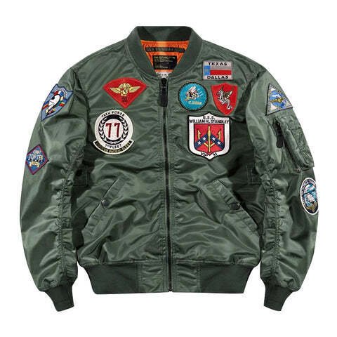 現行モデル・美品】 Karaku 背面刺繍 ワッペン フライトジャケット