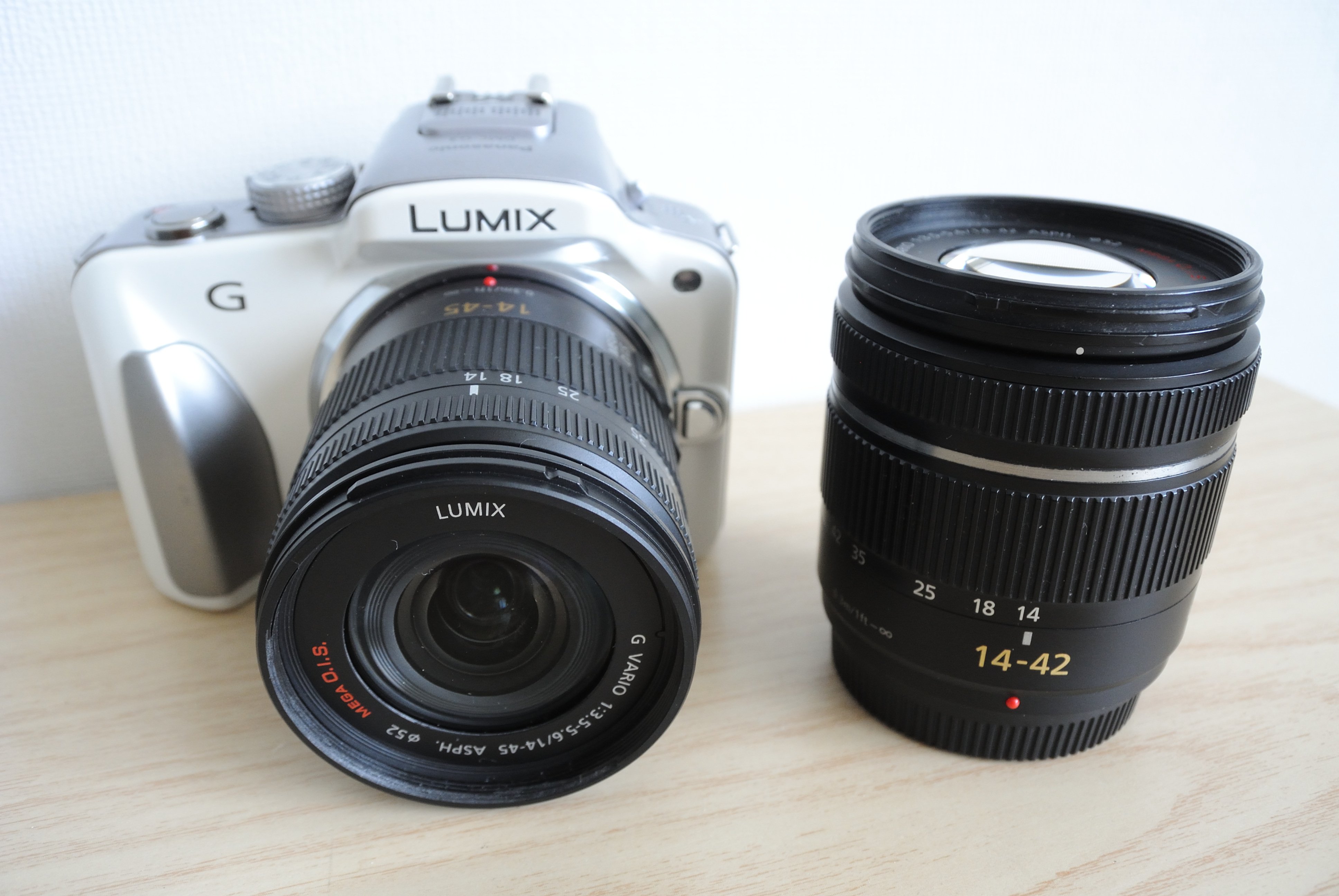 LUMIX DMC-G3W レンズ 45-200mm/14-42mm 付属 LUMIX DMC-G3W レンズ 45