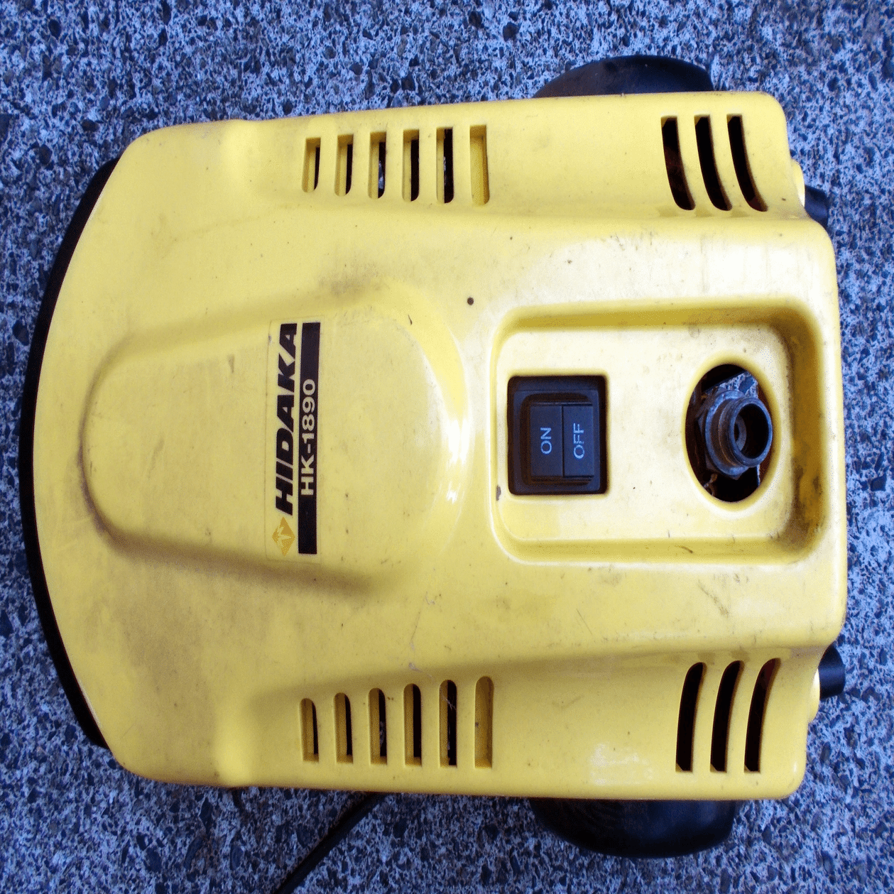 高圧洗浄機(HIDAKA HK-1890) スイッチをONにしても動かない時に確認