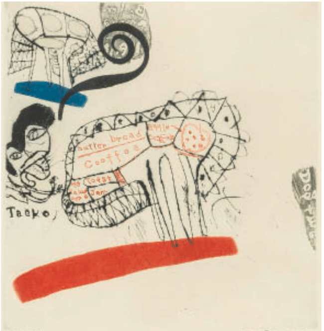 池田満寿夫】 銅版画 / ドライポイント・エッチング 「風景」 査定