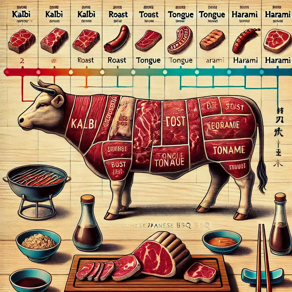 焼肉の部位が118種類｜MASAKING