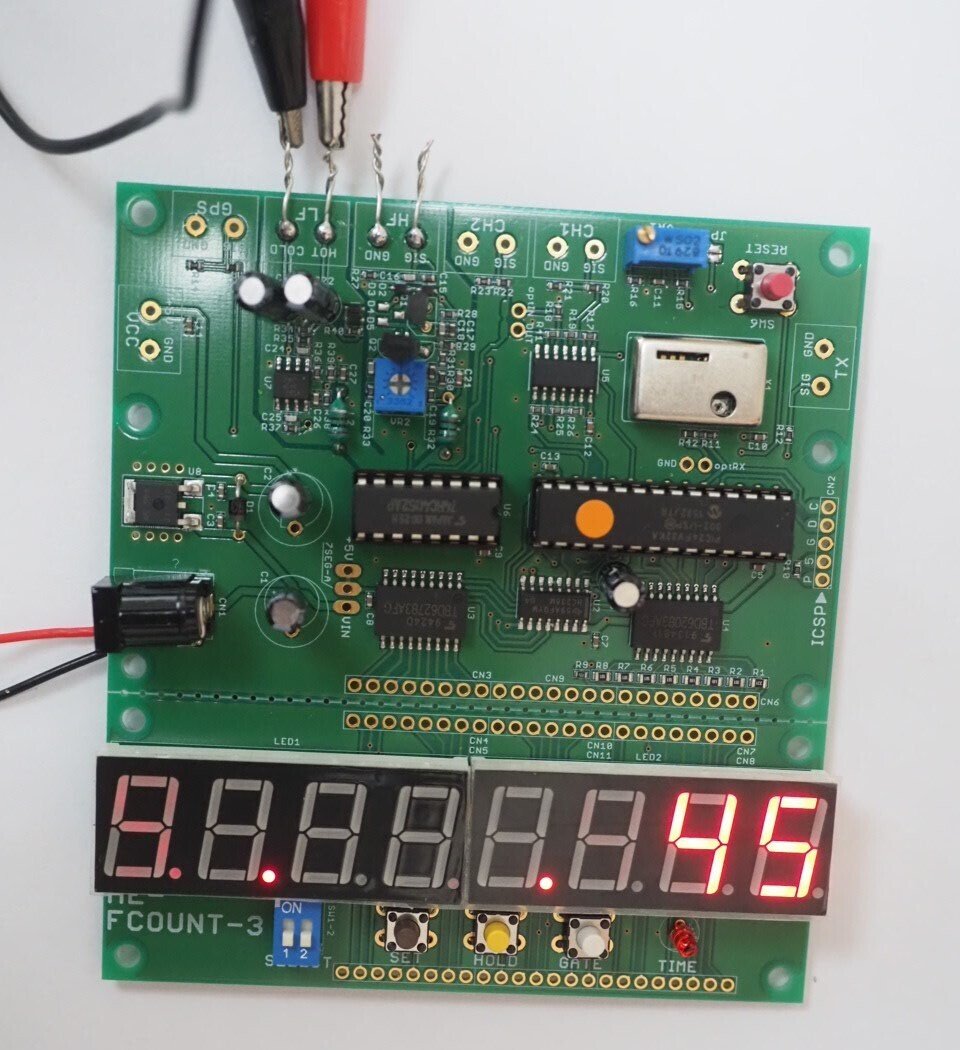秋月の8桁周波数カウンターを作りました。｜bbopa627
