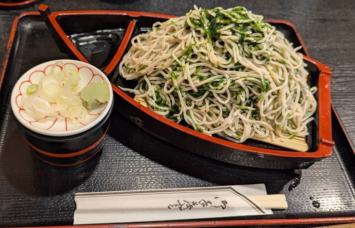 寿毛平（青のりせいろ）／新橋｜佐藤雀＠すずめ組