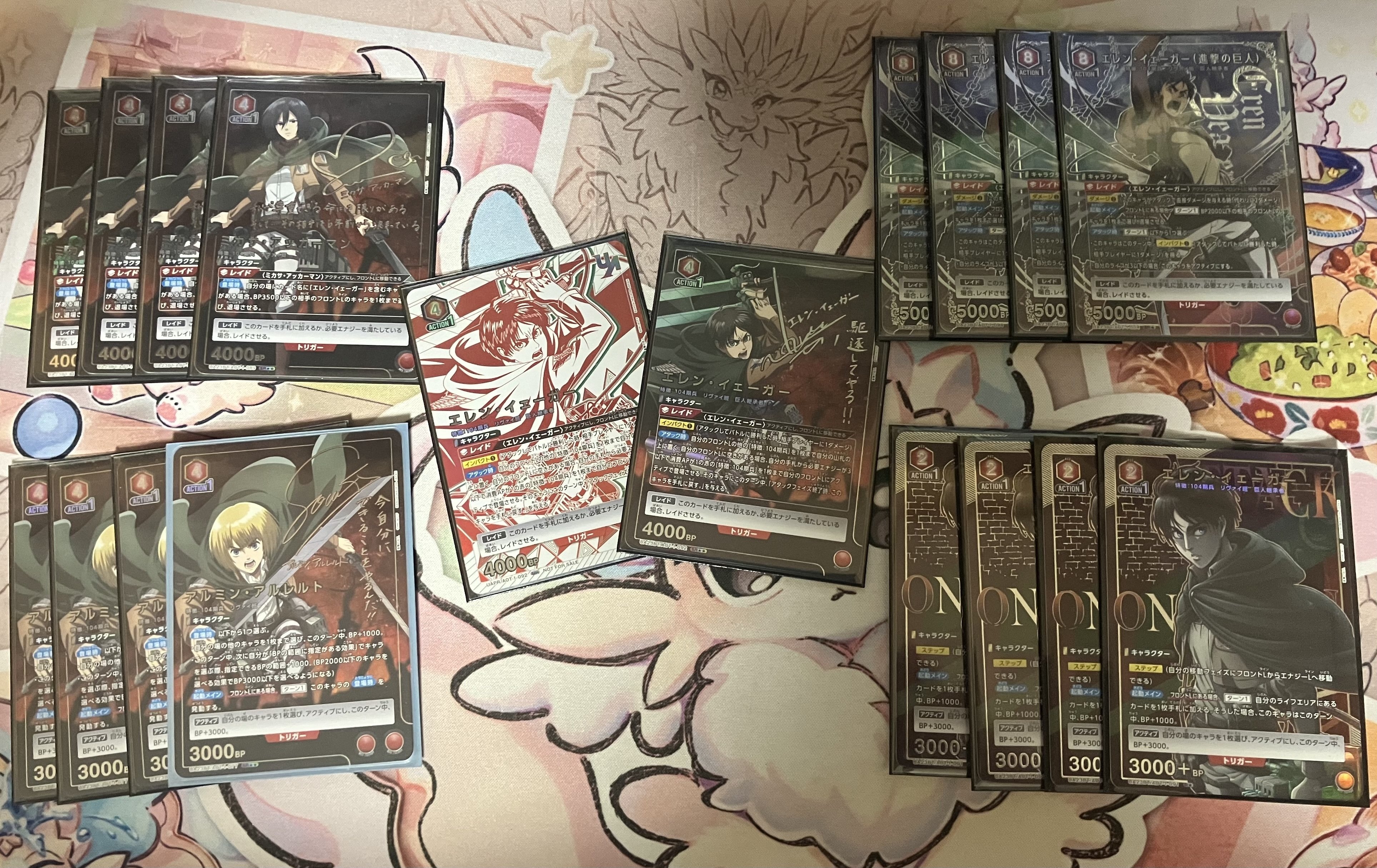 ユニオンアリーナ】赤進撃の巨人 8エレン＆幼馴染デッキ考察