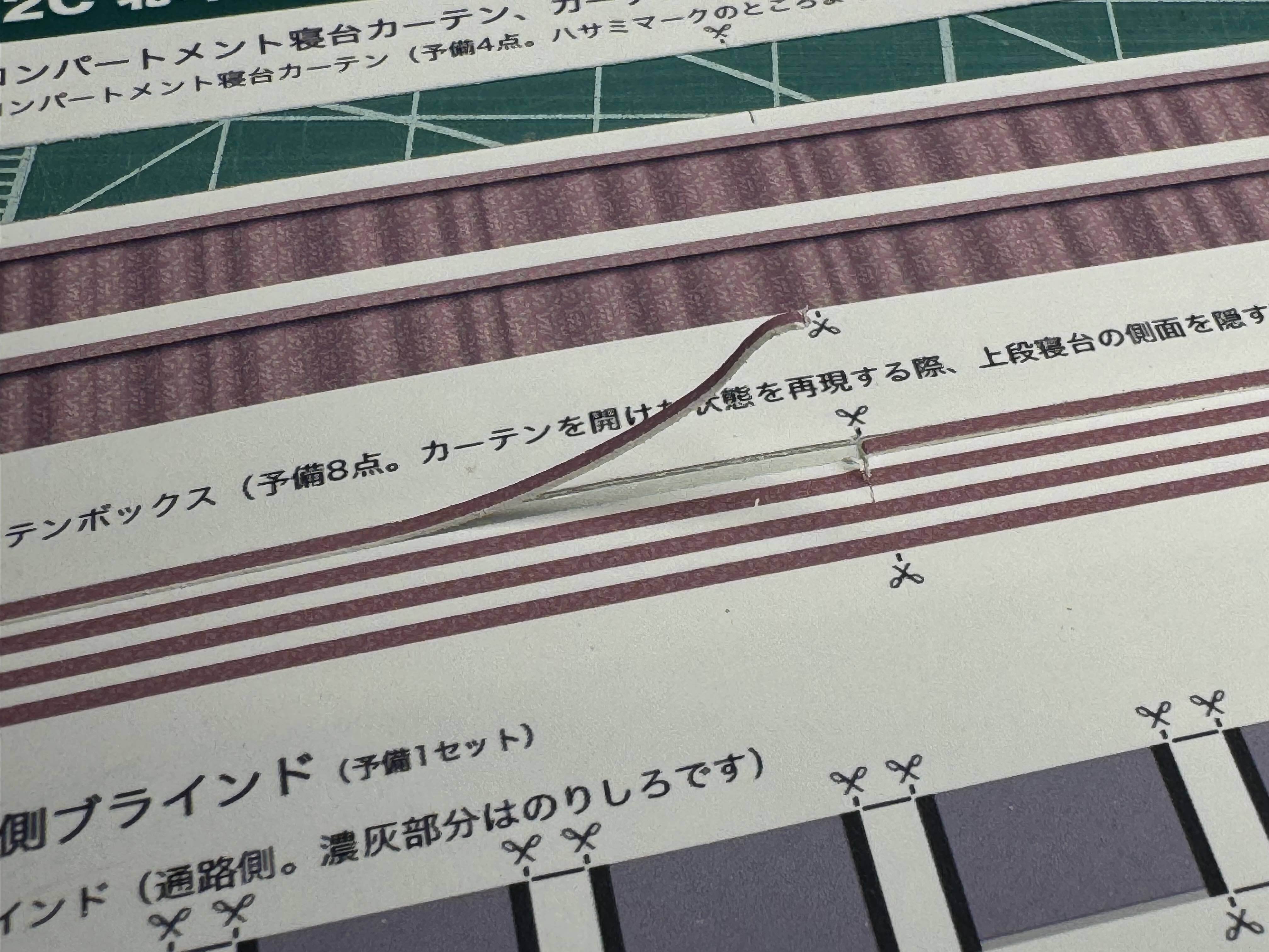 スハレ　寝台列車？のカーテン✖️2点 スハレ 寝台列車？のカーテン✖️2点 B寝台ブラインドカーテン