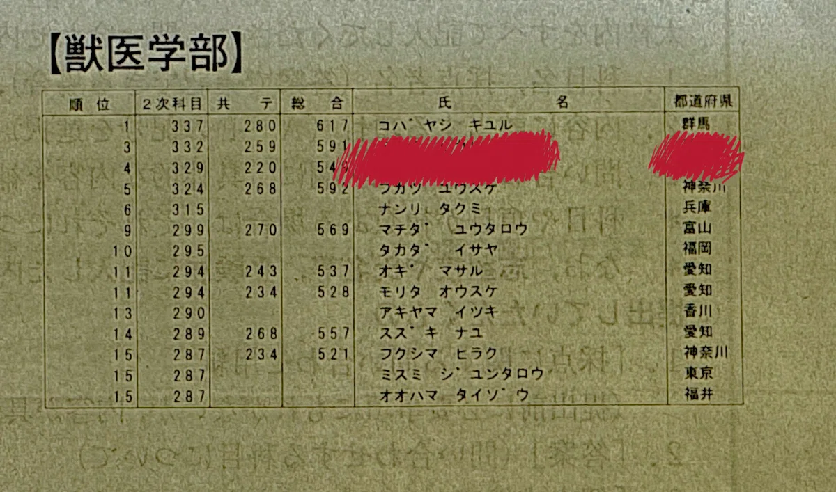 北大オープン 冊子掲載