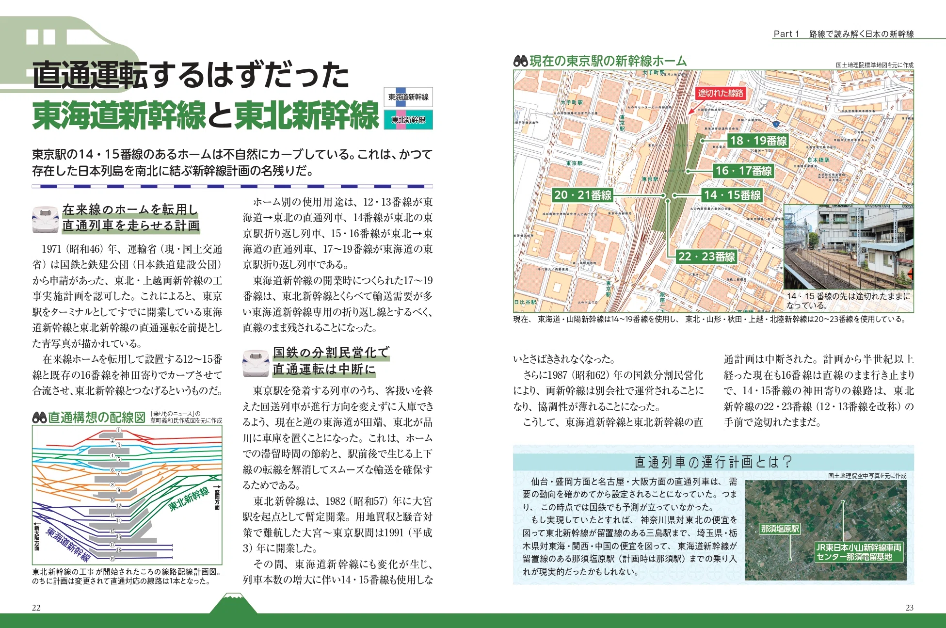 全10路線120駅の成り立ちがまるわかり!『地図で読み解く 日本の新幹線