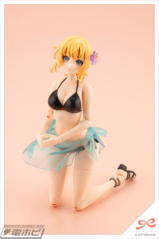 創彩少女庭園』佐伯 リツカ【水着】がヘアスタイルと成型色を変更して