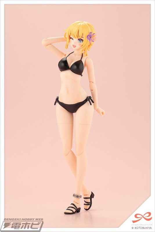 創彩少女庭園』佐伯 リツカ【水着】がヘアスタイルと成型色を変更して