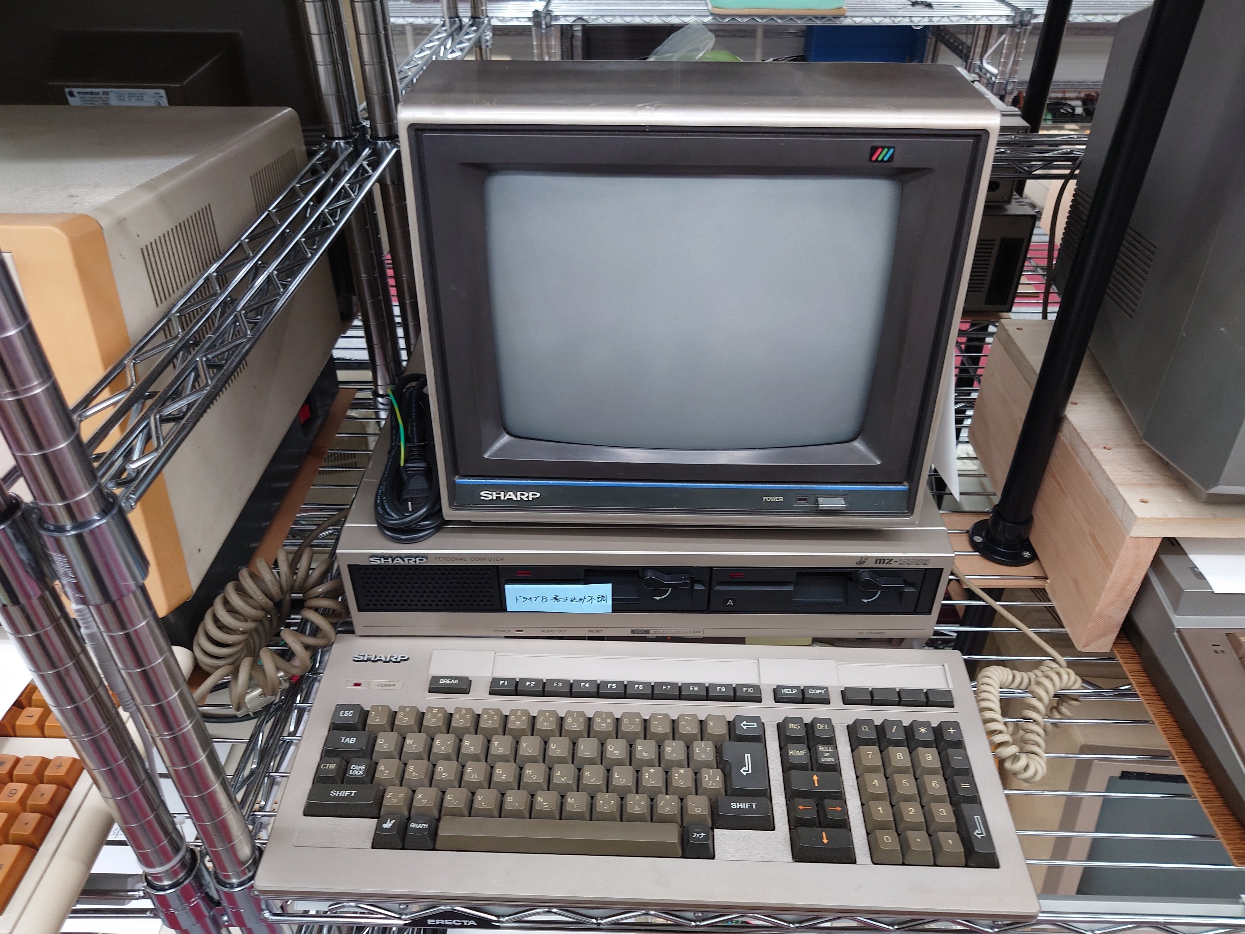 SHARP☆MZ-5500☆デスクトップ☆昭和レトロ☆アンティーク