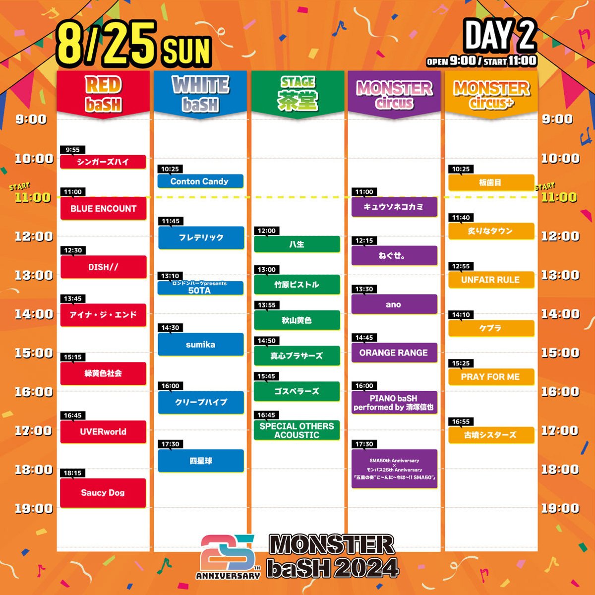 ライブ備忘録note】MONSTER baSH 2024（Day2）｜kataoto 