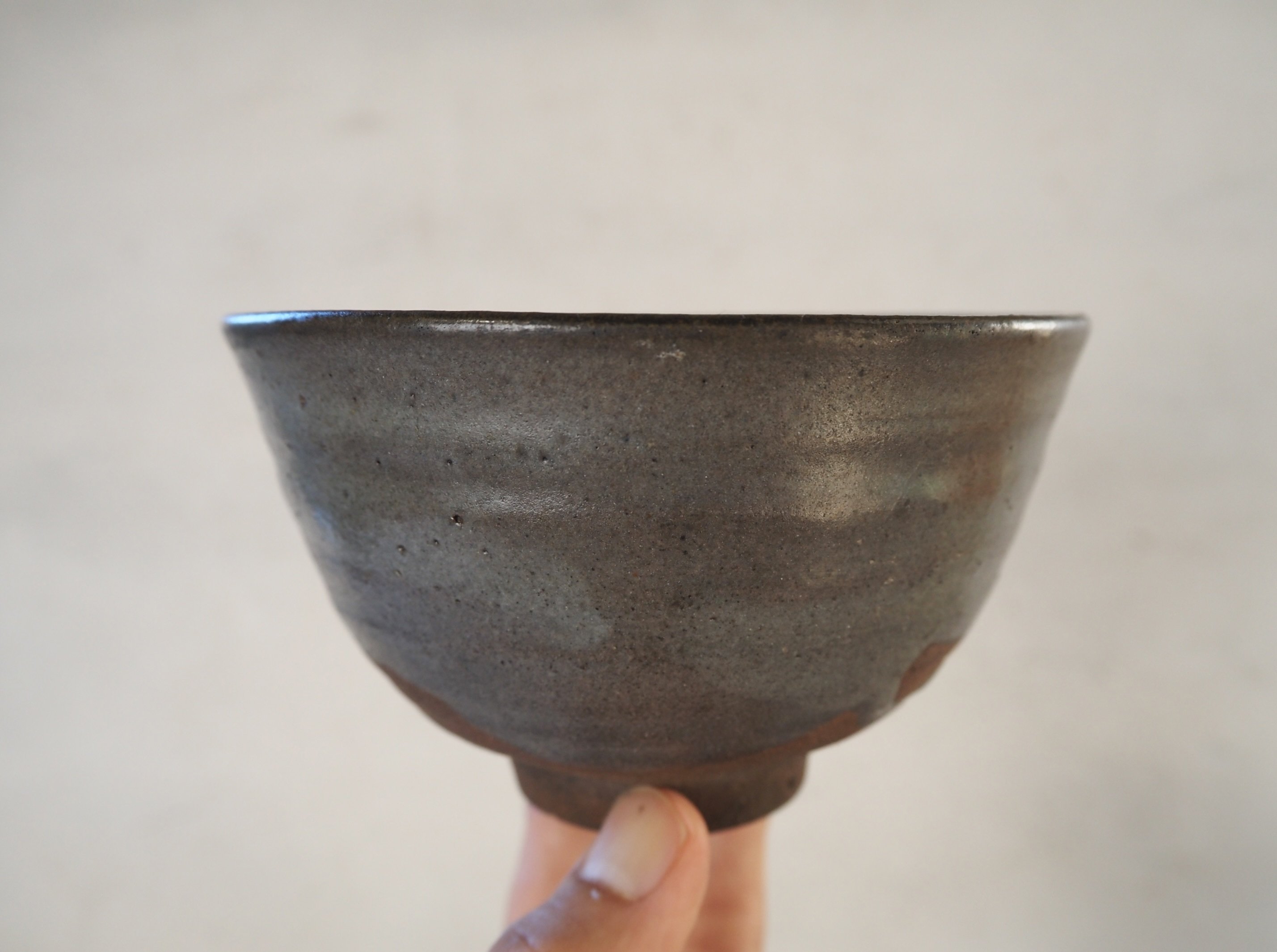 江戸時代　古唐津　茶碗　時代木箱付　東さ5-1229① 江戸時代 古唐津 茶碗 時代木箱付 東さ5-1229① （五】古唐津