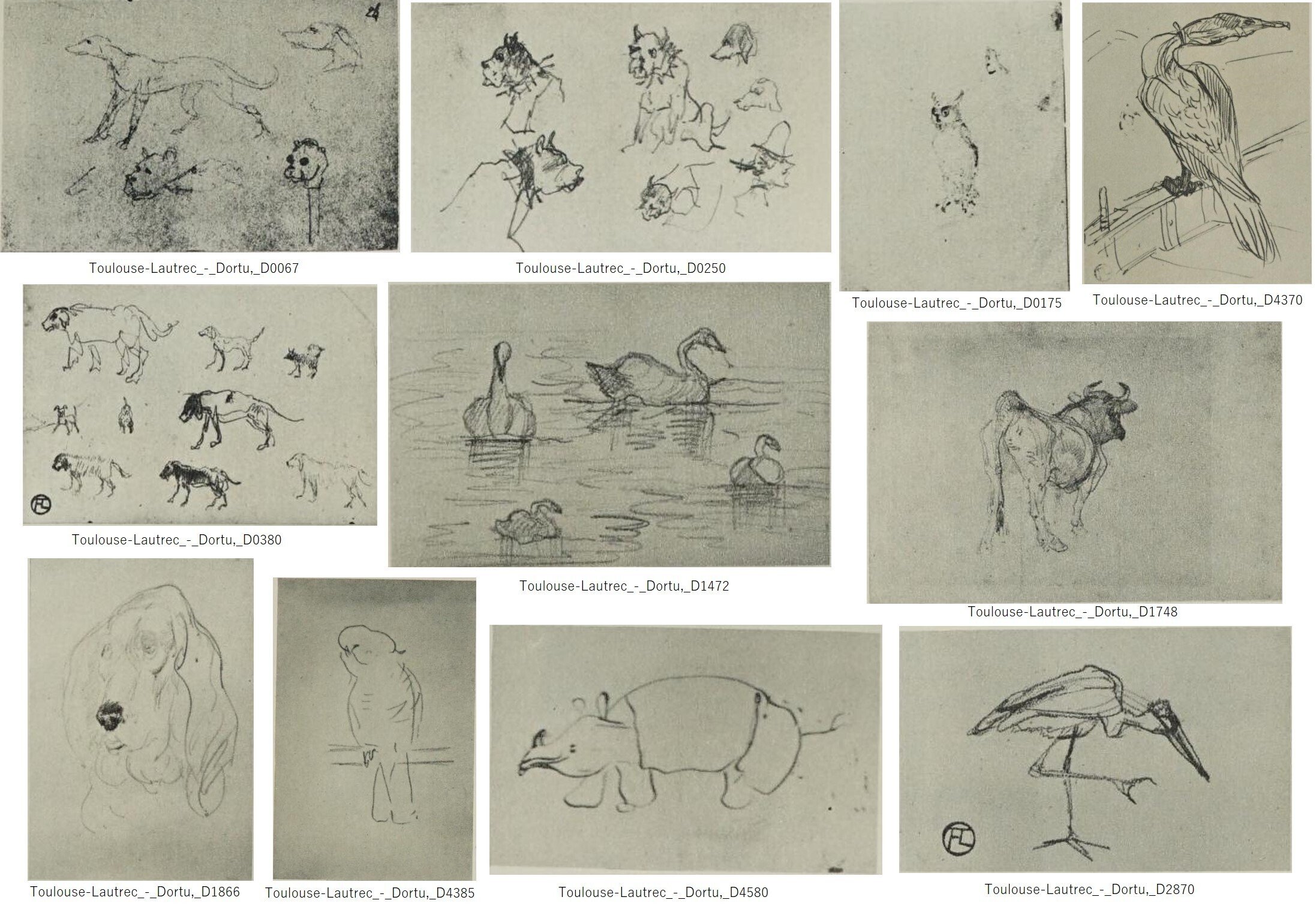 ロートレック　素描画集。 ロートレック展」SOMPO美術館：素描の量に驚き、”背中大好き