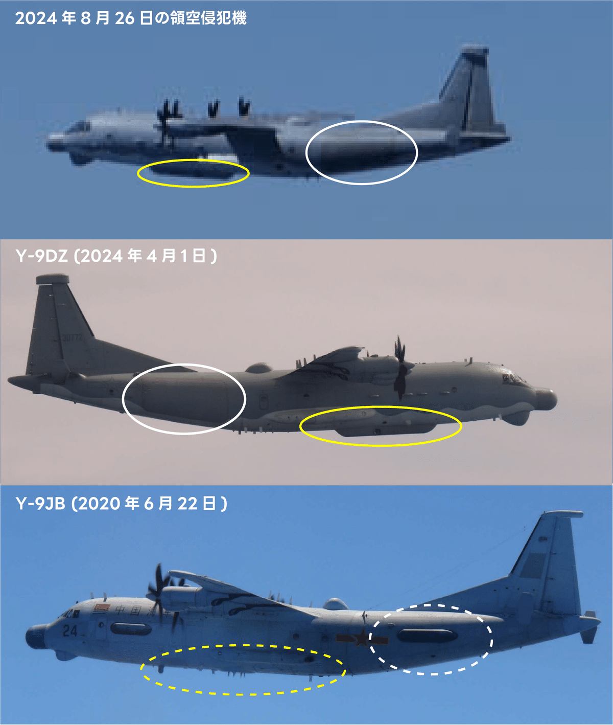 中国軍の特殊作戦機の名称はややこしい ~領空侵犯機は 中国軍の特殊作戦機の名称はややこしい ~領空侵犯機は