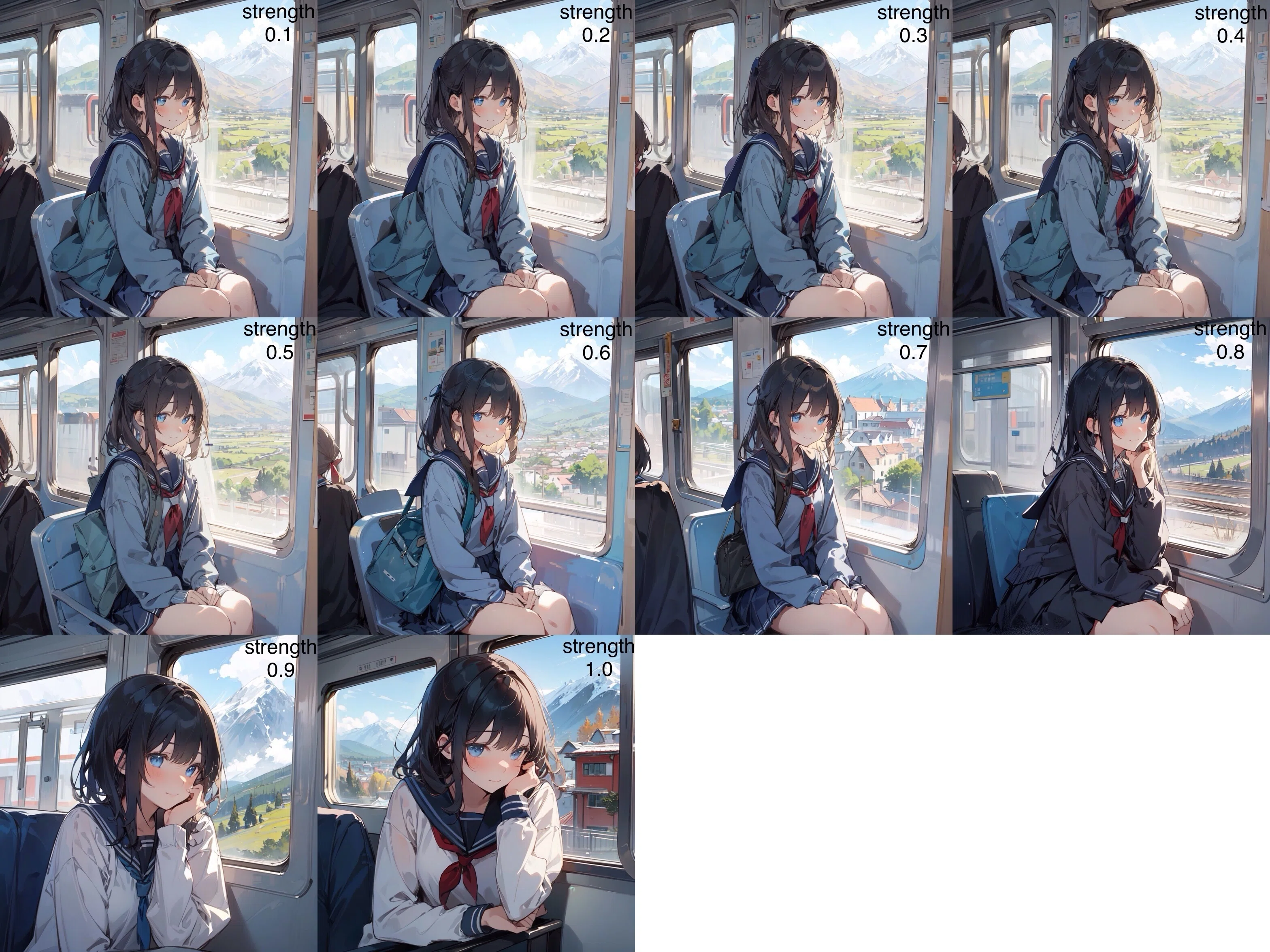 ai✴︎あい様 リクエスト 4点 まとめ商品 大実験！PixAI:strengthとクリップスキップの影響は？ 【AI召喚日記25