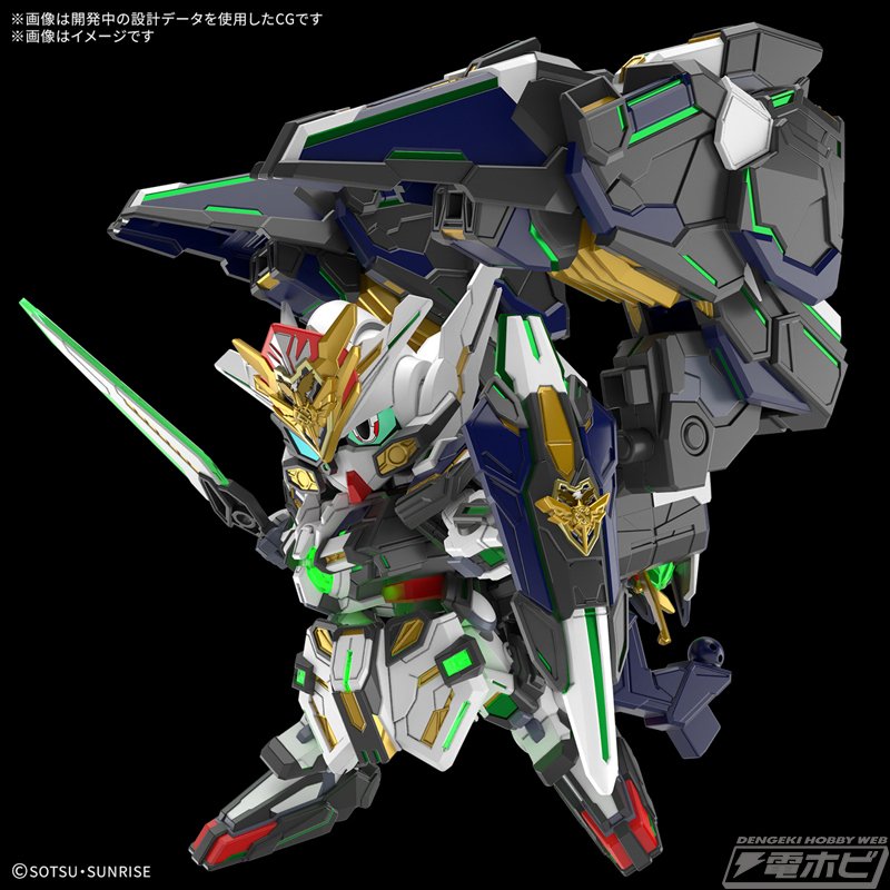 3体揃えることでさらなるギミックも!?ガンプラ「SDW HEROES