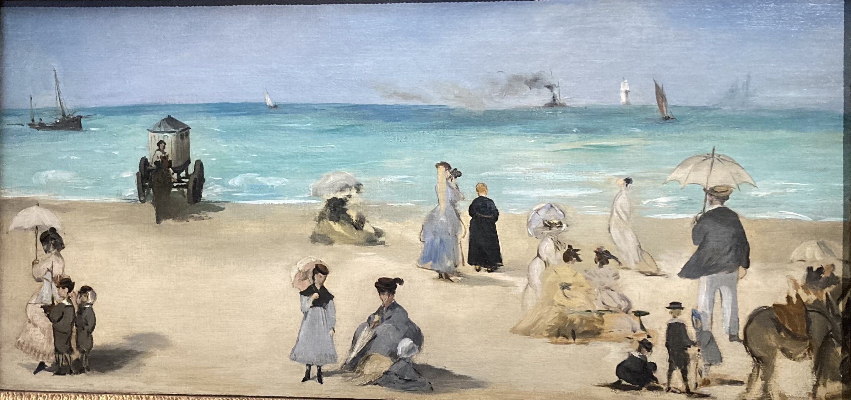 子供のためのはじめての美術館（19）今日は浜辺で描くよ、いつもと違う