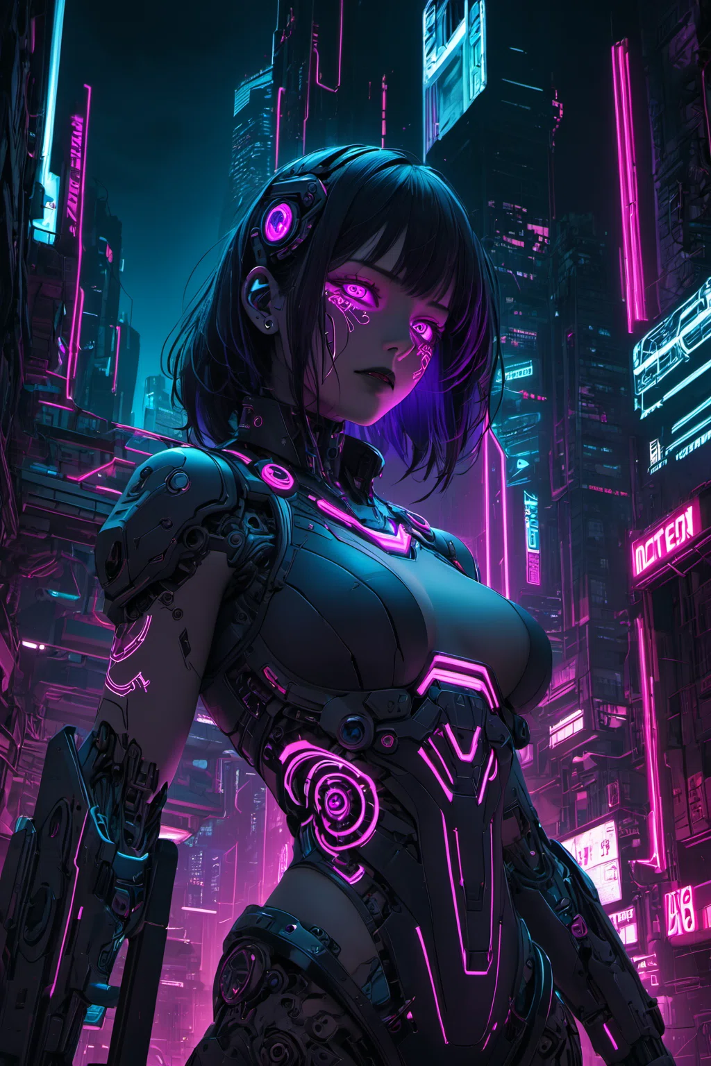 GhostXL ネオンライトサーキットタトゥー｜Yuki