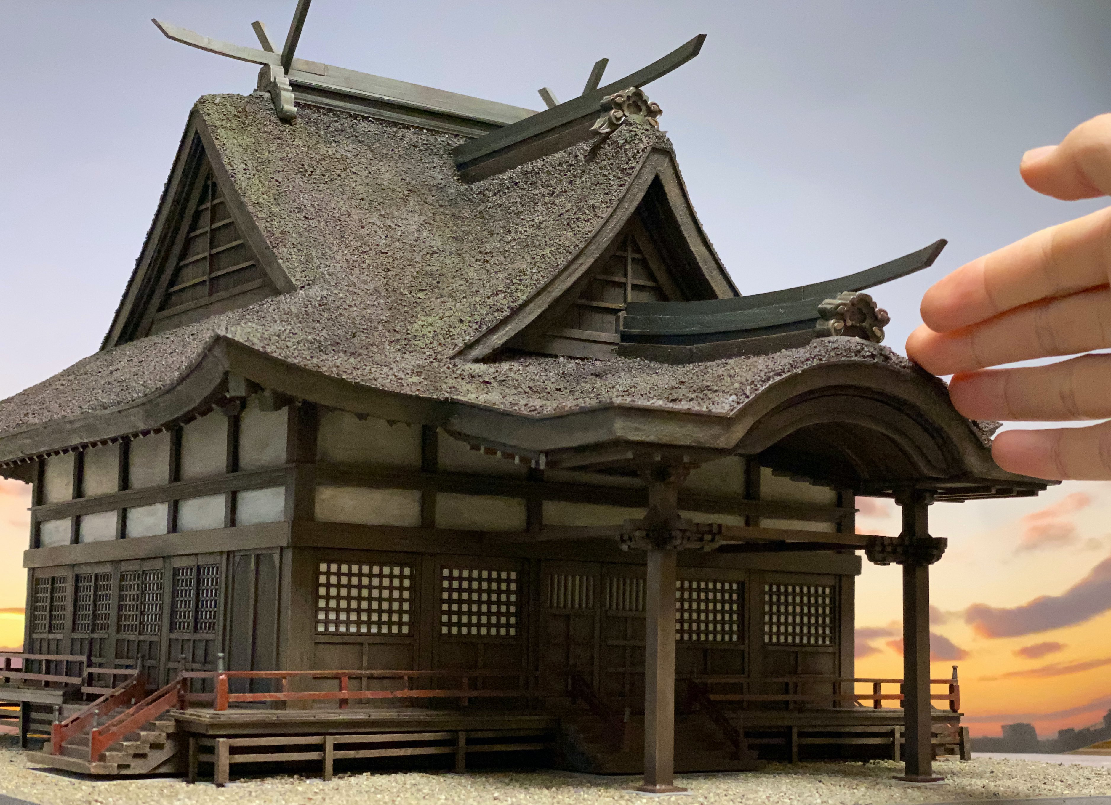 祇 くにつがみ」ミニチュア制作記#1 社・拝殿|特殊映画研究室 祇 くにつがみ」ミニチュア制作記#1 社・拝殿|特殊映画研究室