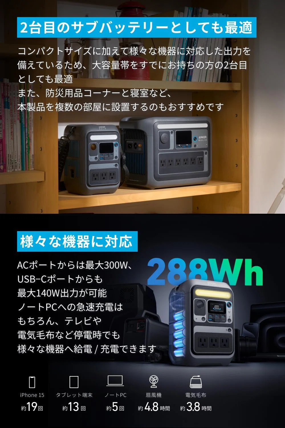 新製品】これから災害対策をする方に！コンパクトなポータブル電源が