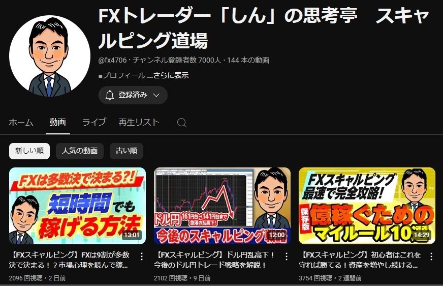 FX億トレーダーの「しん」さんのスキャル手法をEAにしてみた FX億トレーダーの「しん」さんのスキャル手法をEAにしてみた
