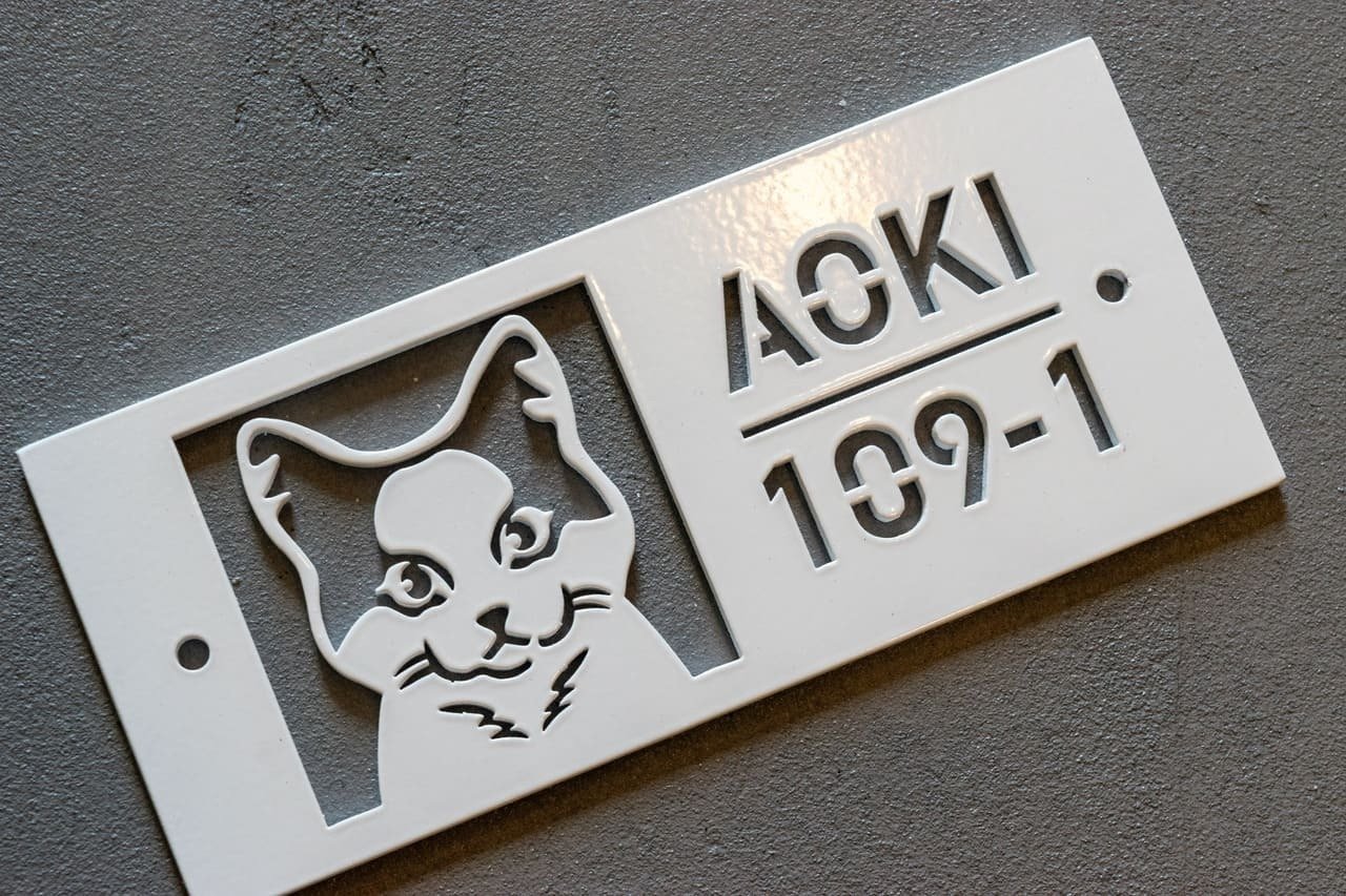 ねこマンモス様　オーダー受付 愛猫と共に迎える新しい門出：オーダーメイドの猫表札-ラグドール