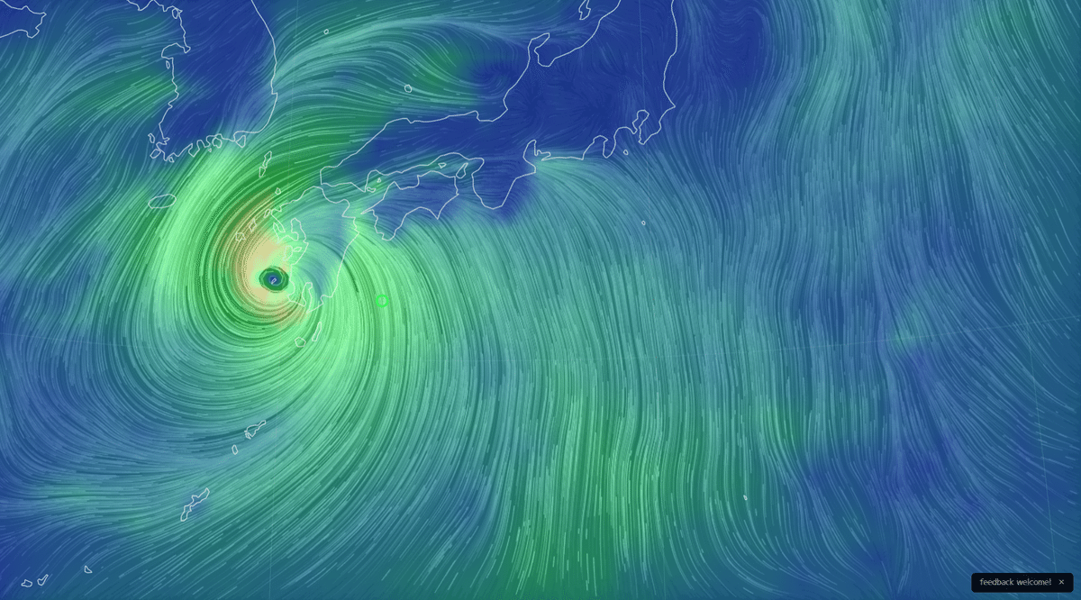 鈍足迷走台風がようやく去りました｜annon
