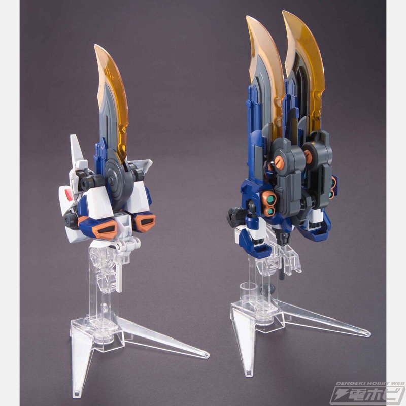 ダンボール戦機W』プラモデル「LBXイカロス・ゼロ」と「LBX