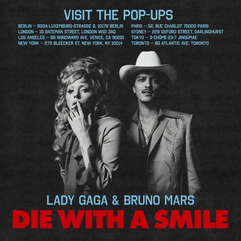 新品 Lady Gaga Bruno Mars Die With A Smile Lady Gaga & Bruno Mars – Die With A Smile – Vinyl (7