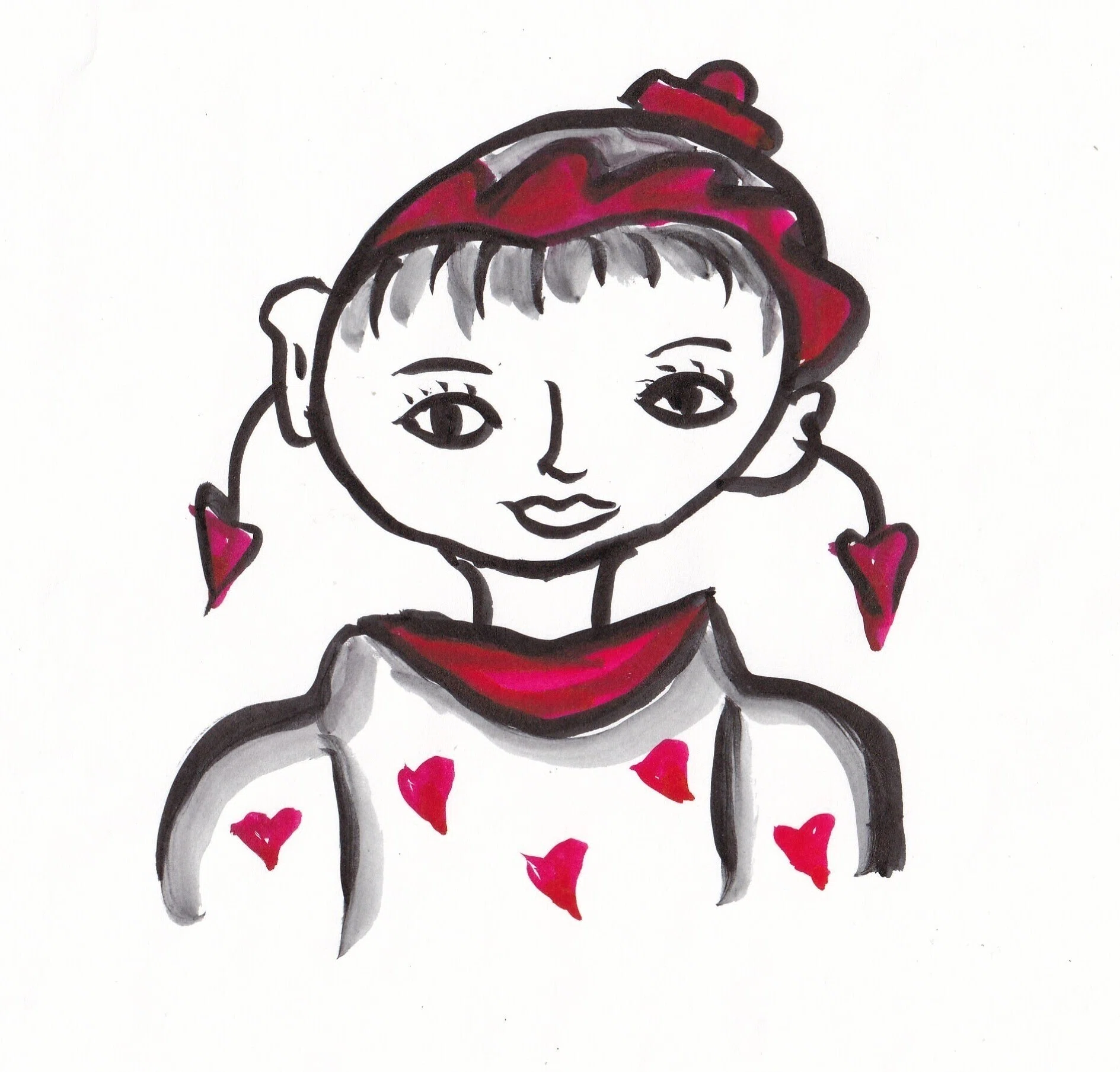 94歳ばあばのイラスト｜山田幸子フリーアナウンサー