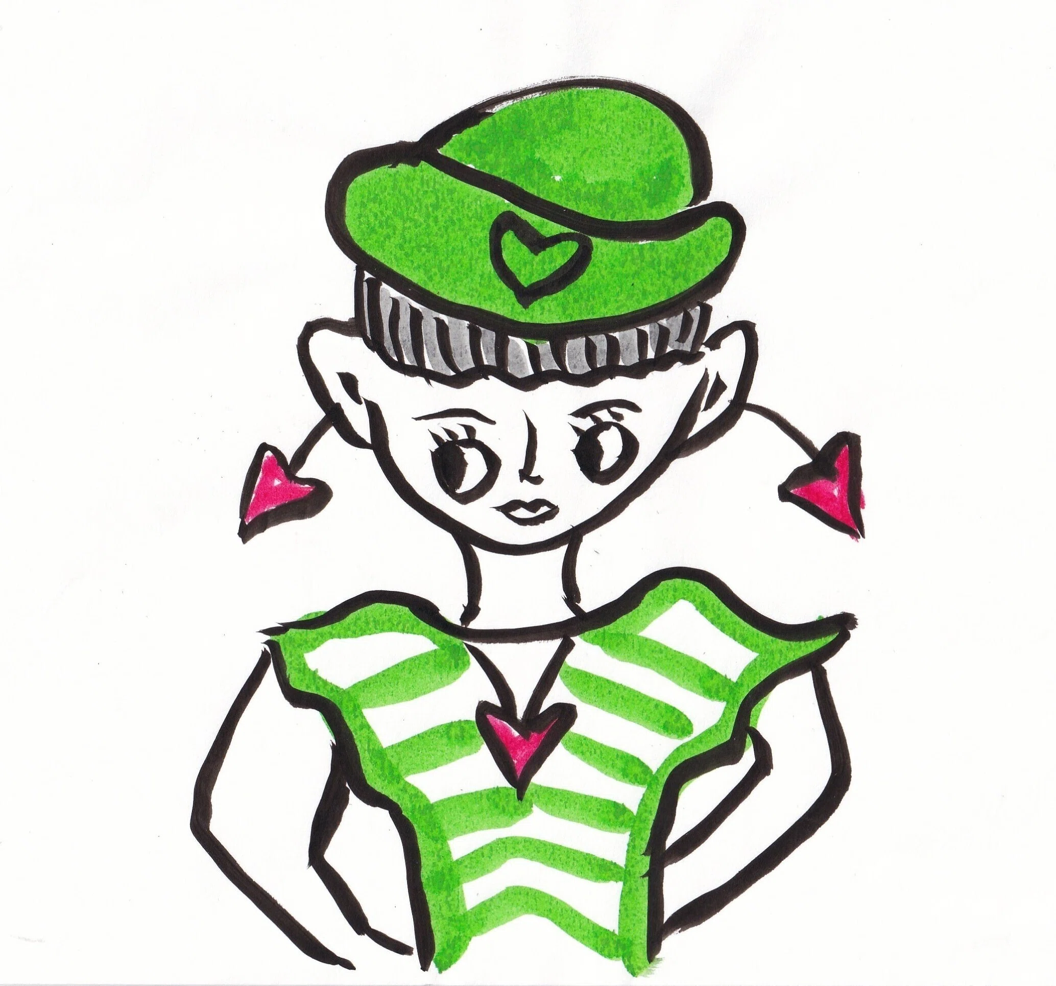 94歳ばあばのイラスト｜山田幸子フリーアナウンサー