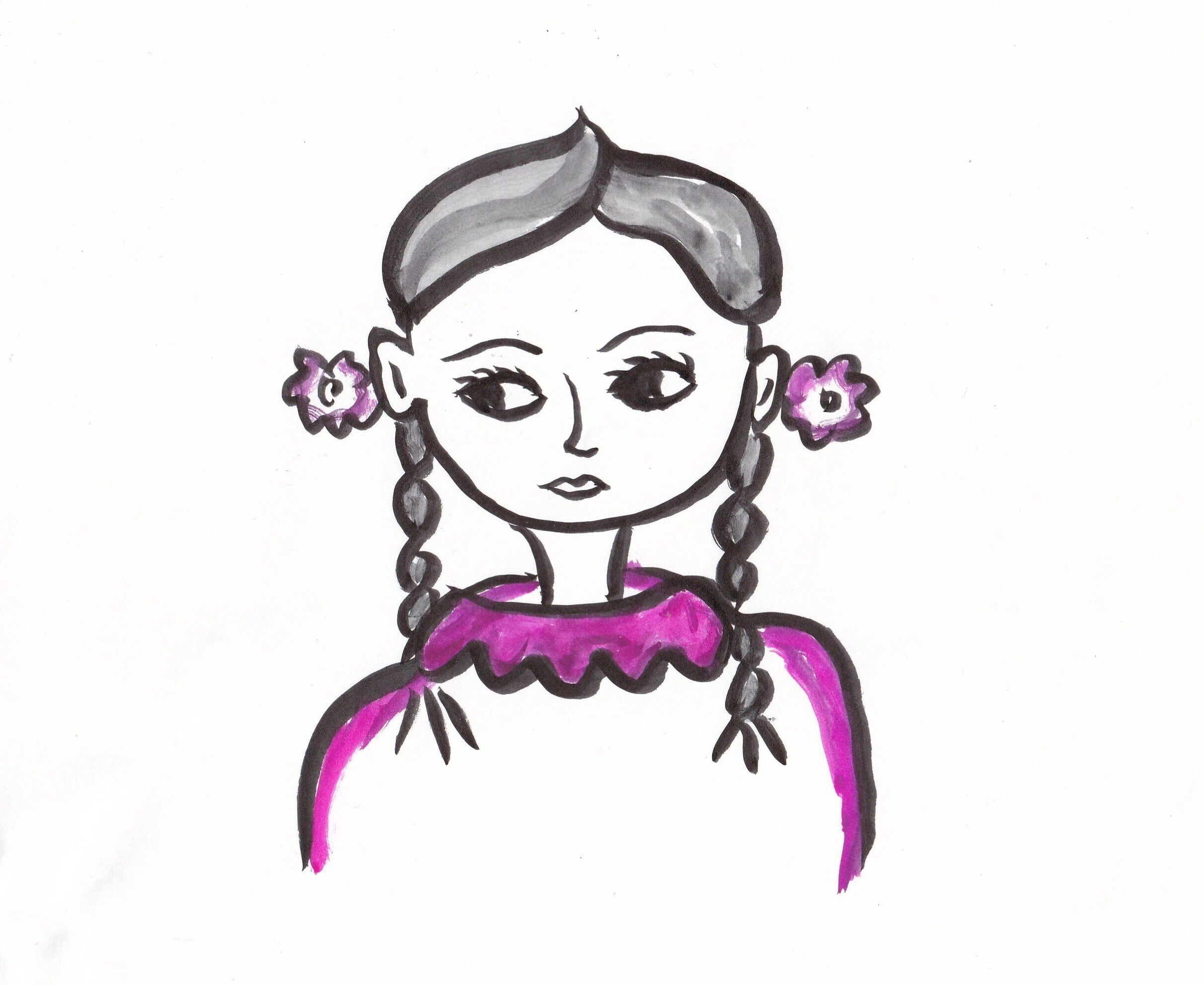 94歳ばあばのイラスト｜山田幸子フリーアナウンサー