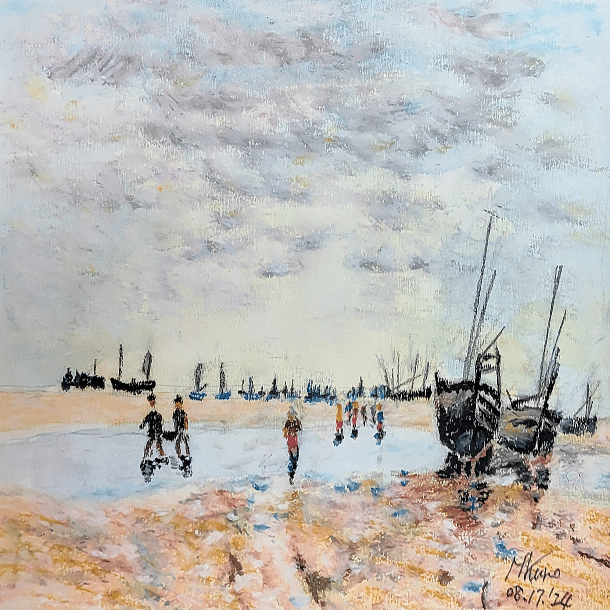 画家の心 美の追求 第73回「ウジェーヌ・ブーダン ベルク 船の帰還