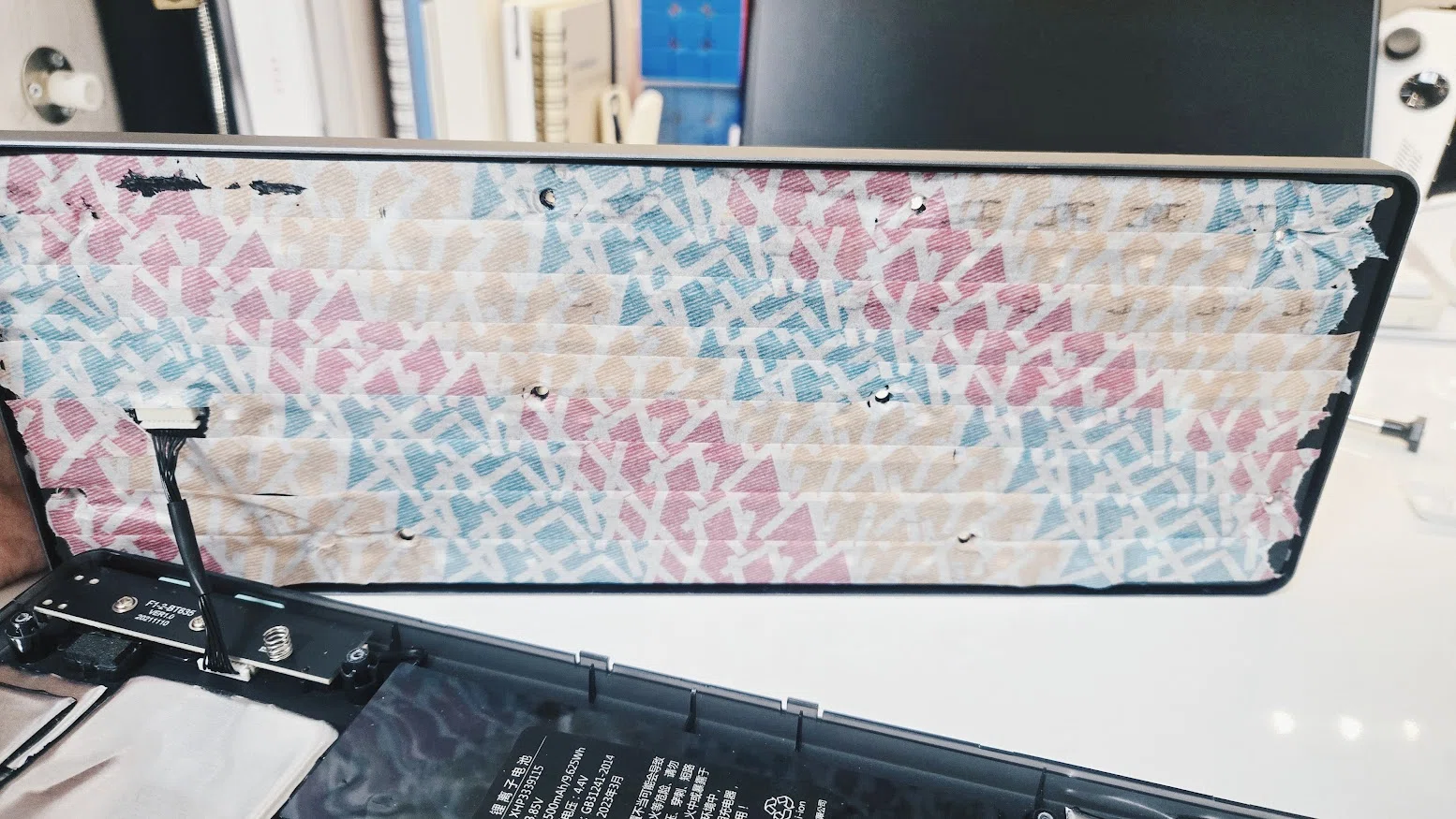 NuPhy Air60 ルブ・マスキングテープによる静音化済み Nuphy Air60を静音化してみた！【キーボード沼】｜わちゃ