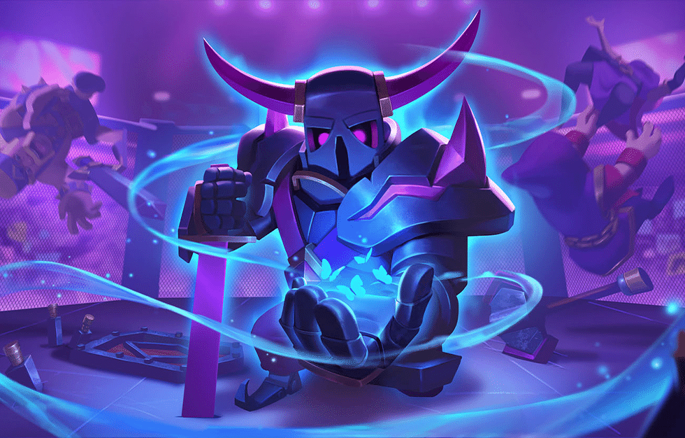 クラロワ | 9月の進化1枚目は限界突破P.E.K.K.A。妖しい大剣でHPを回復