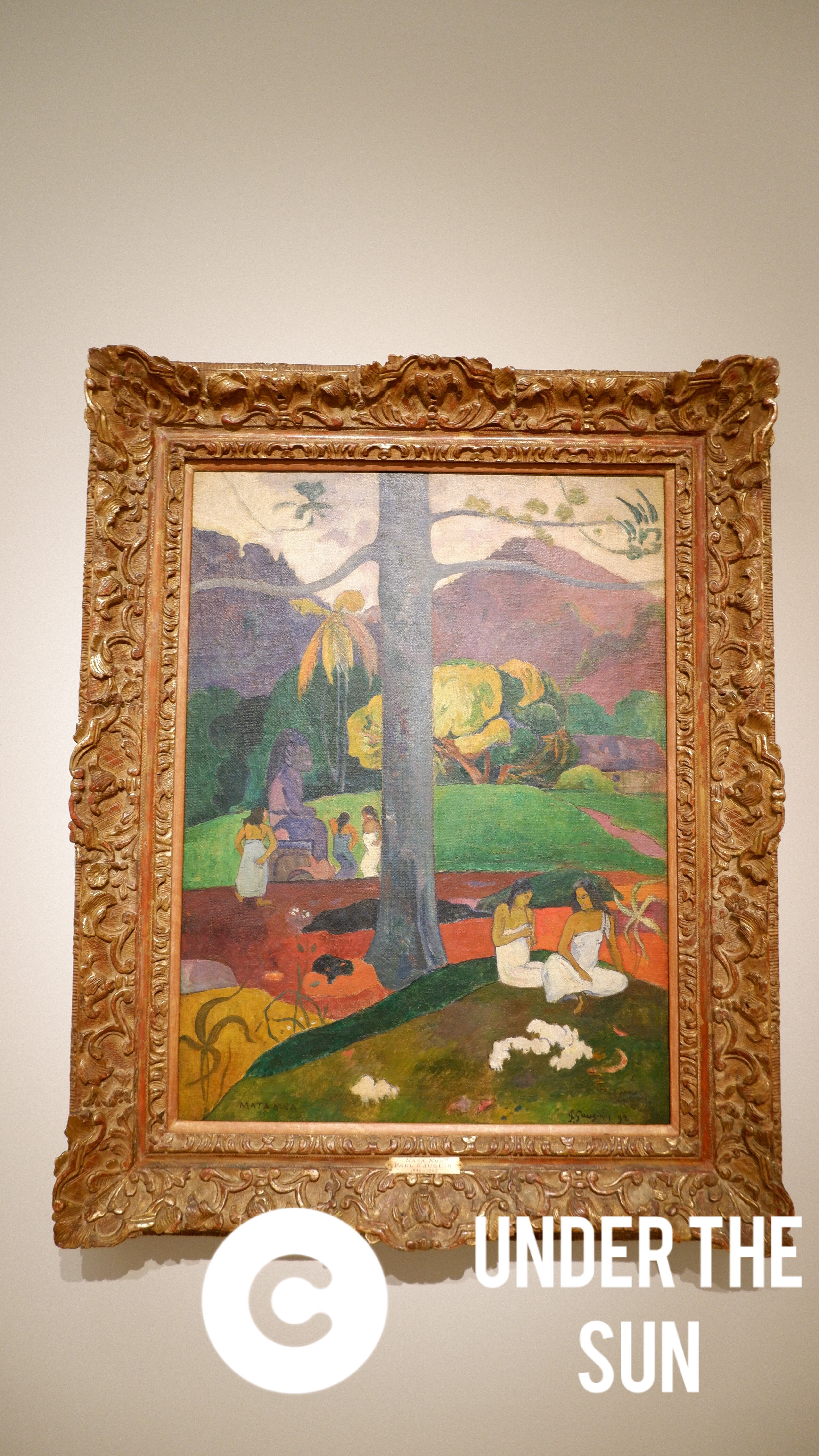 タヒチのアーティストの絵画作品です。 タヒチのアーティストの絵画作品です。