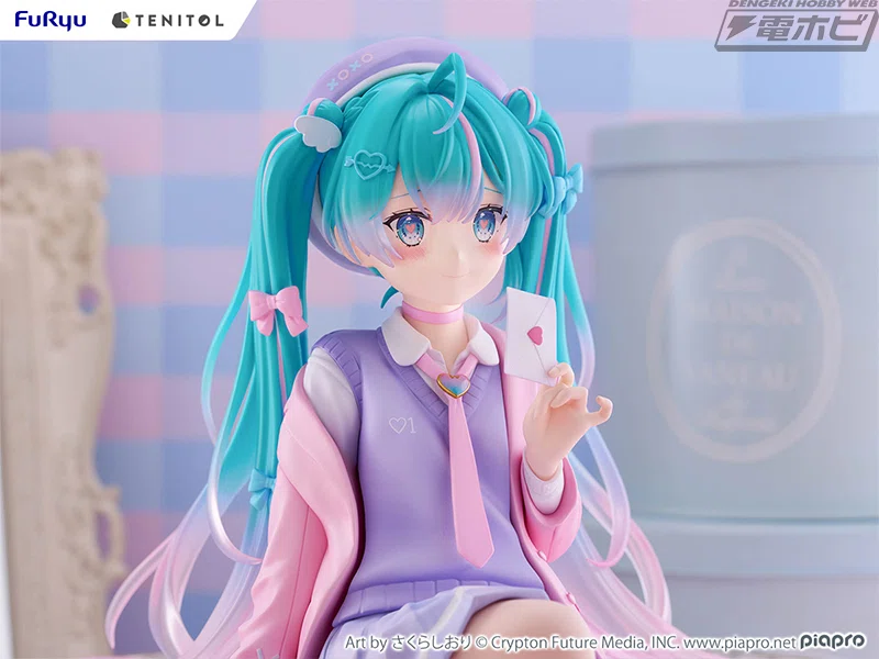 さくらしおり氏が描く初音ミクのぬーどるストッパーフィギュアが全高約 