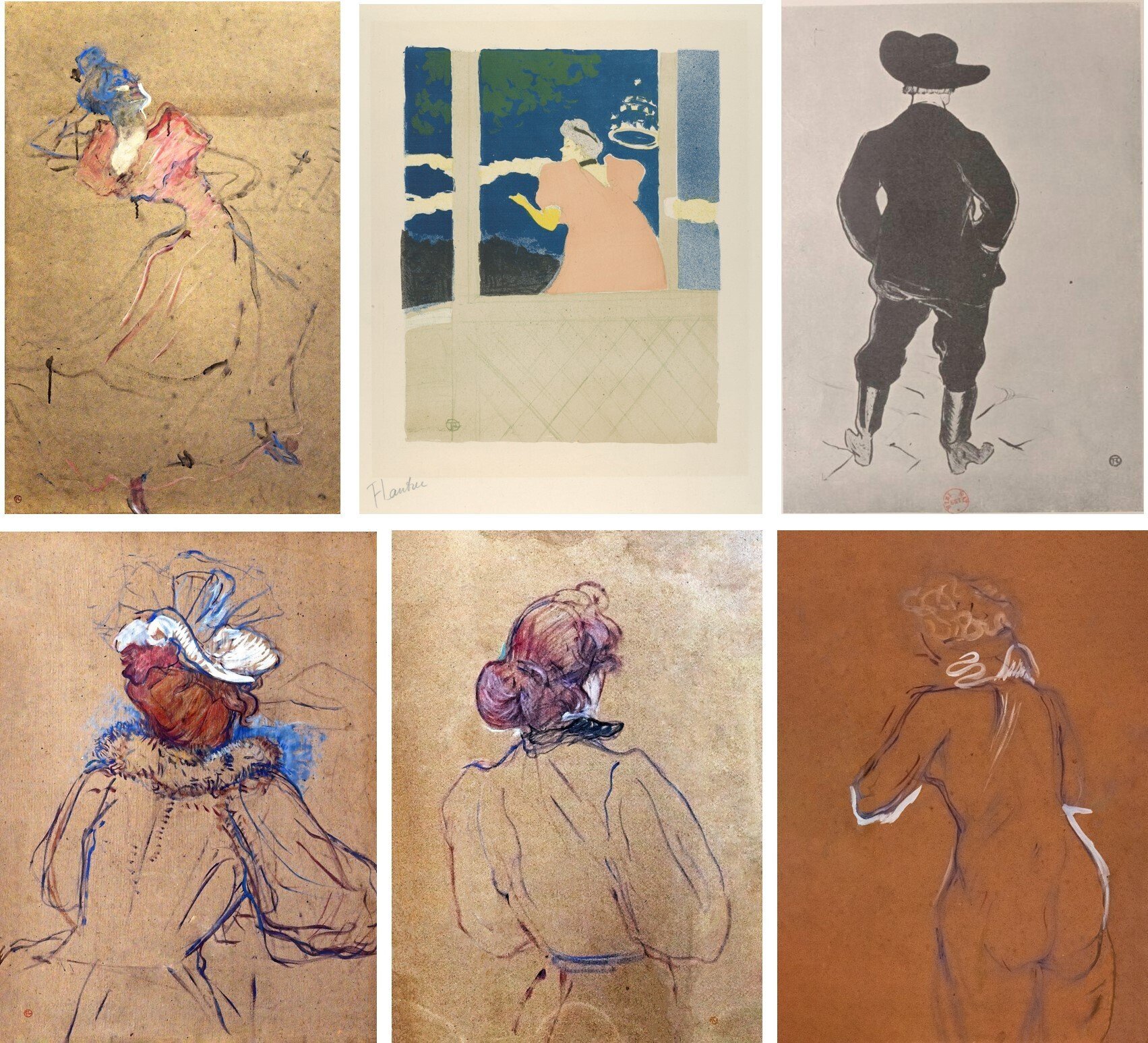 ロートレック展」SOMPO美術館：素描の量に驚き、”背中大好き