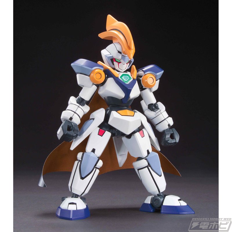ダンボール戦機W』プラモデル「LBXエルシオン」と「LBX