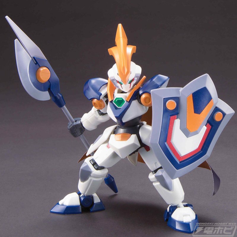 ダンボール戦機W』プラモデル「LBXエルシオン」と「LBX